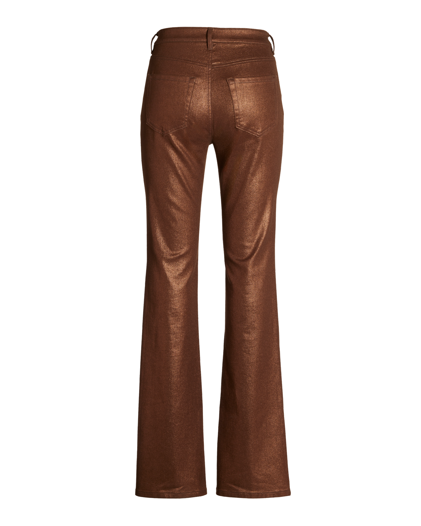 Monterey Coated High Rise Bootcut Jean Bronze