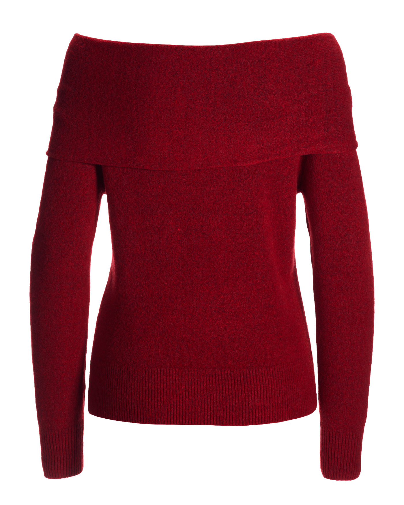 Hardware Fold Over Sweater - Jester Red | Boston Proper