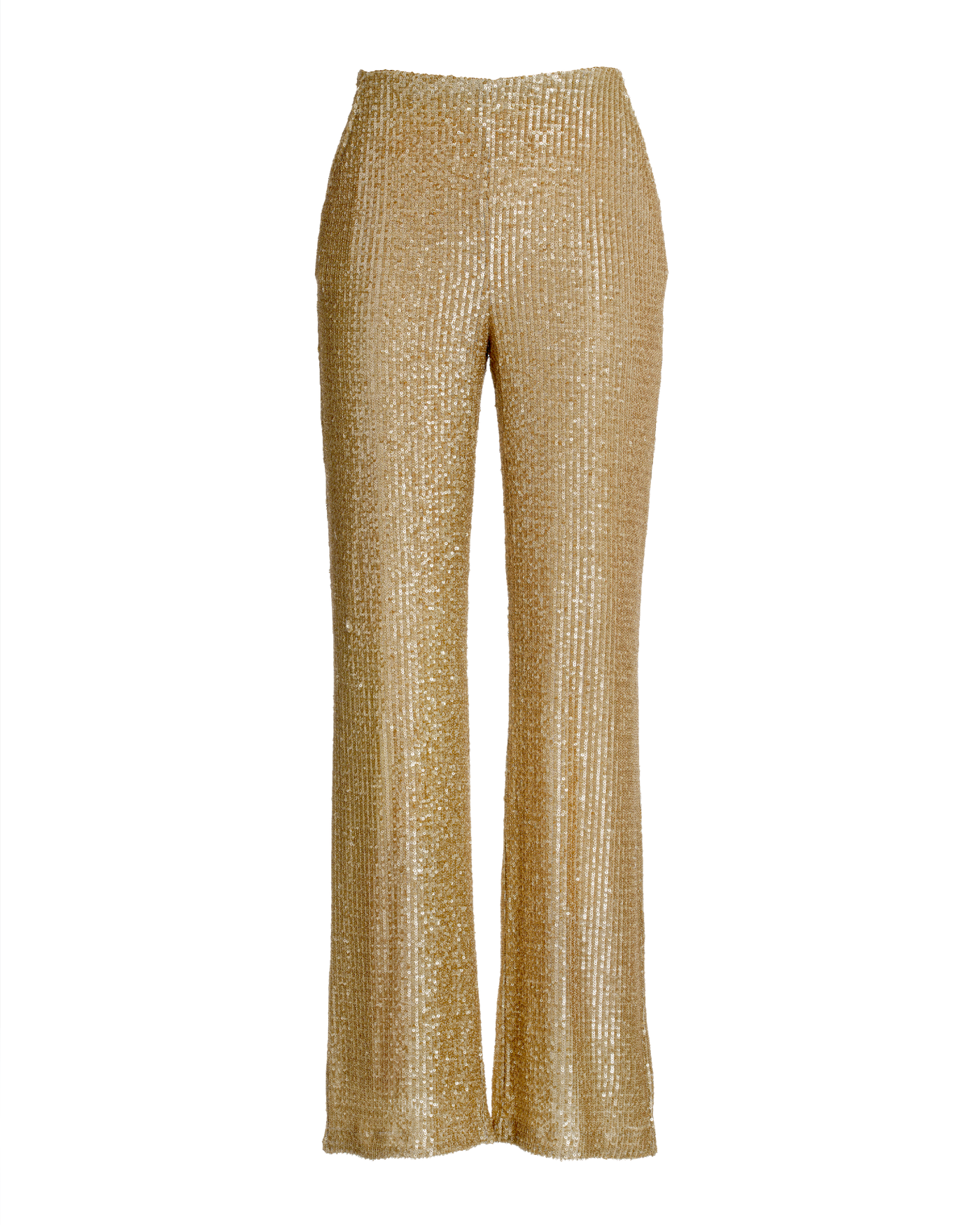 Malibu Sequin Wide Leg Pant Champagne