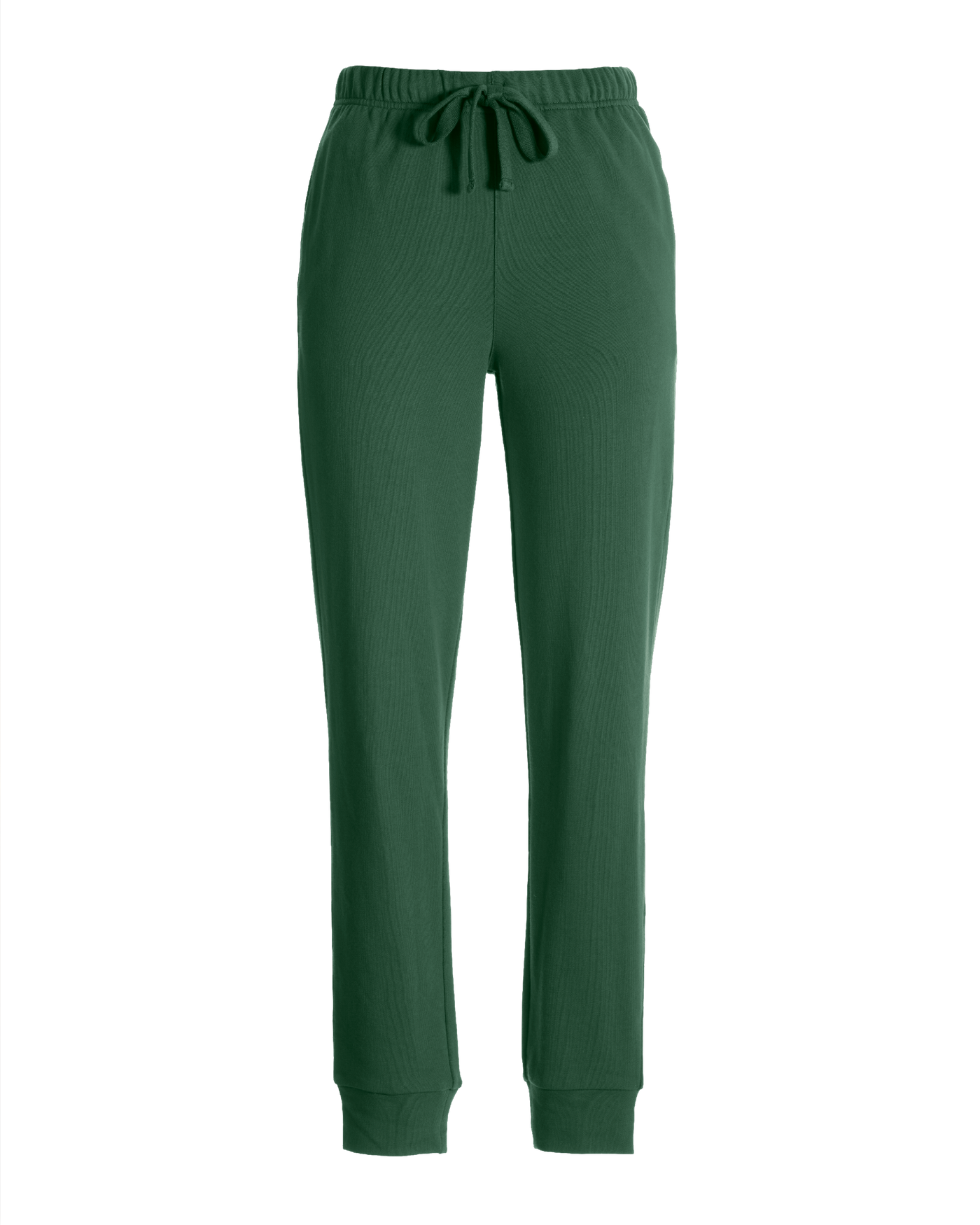 Cotton Comfort Drawstring Pocket Jogger Thyme Green