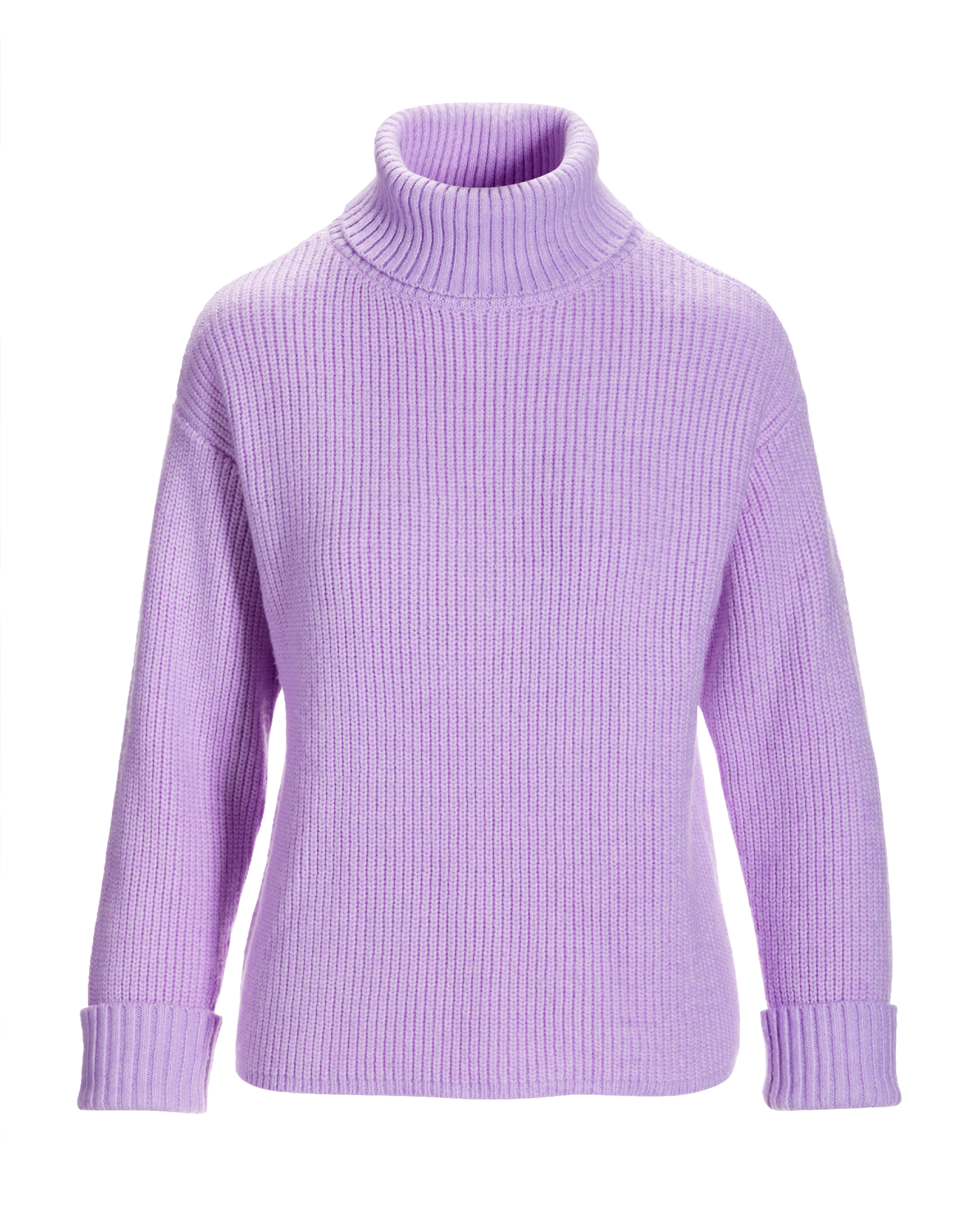 Shaker Stitch Effortless Turtleneck - Lavendula | Boston Proper