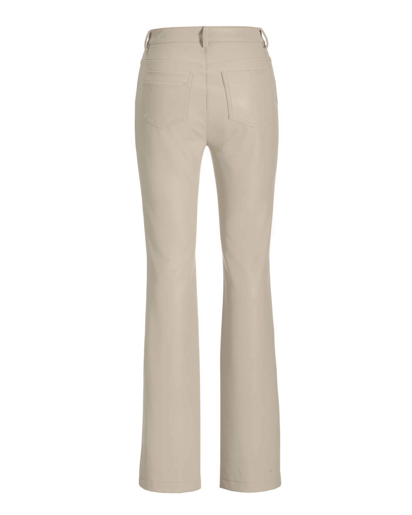 Monterey Faux Leather Five Pocket Bootcut Pant Bone | Boston