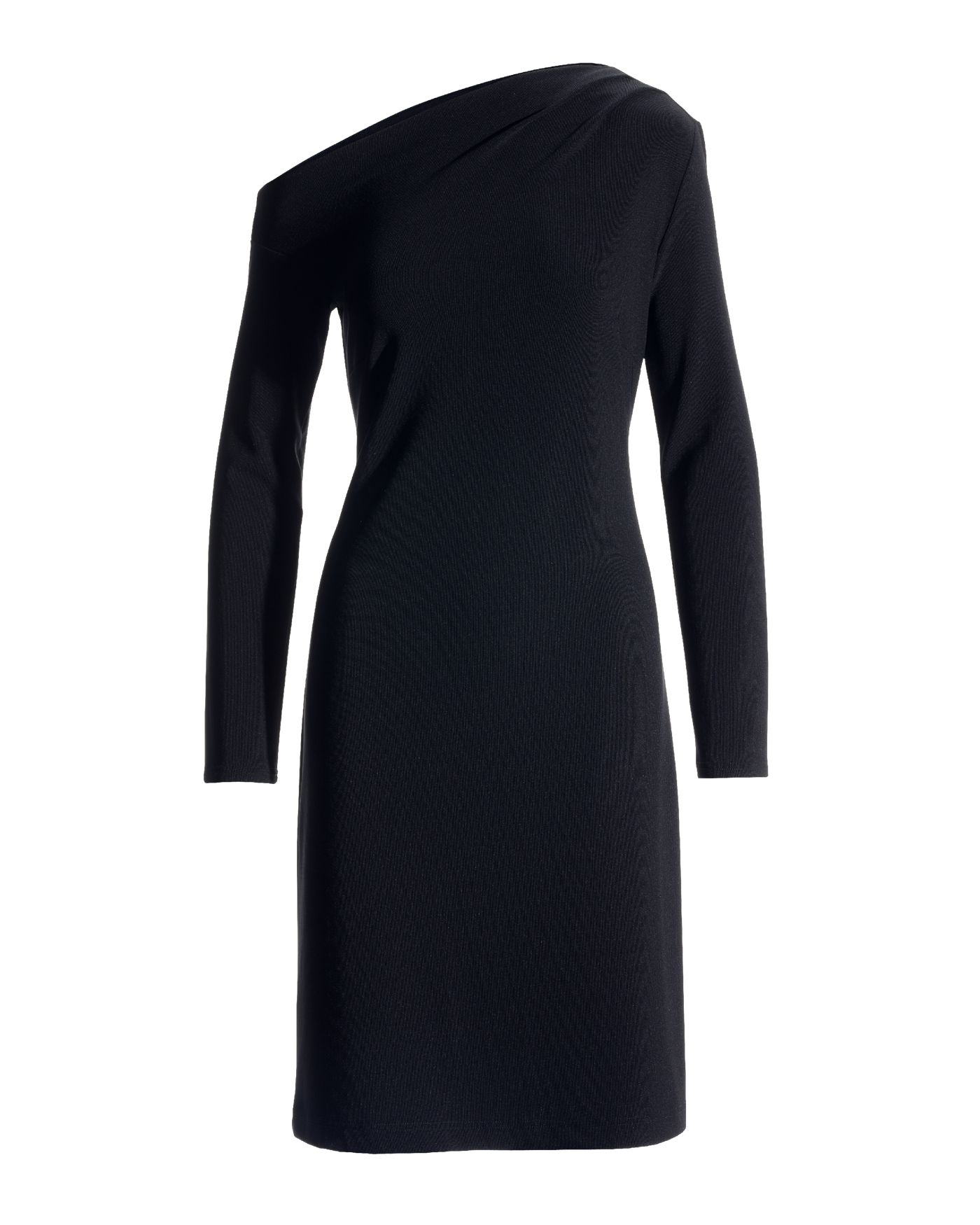 Beyond Travel Asymmetrical Dress - Jet Black | Boston Proper