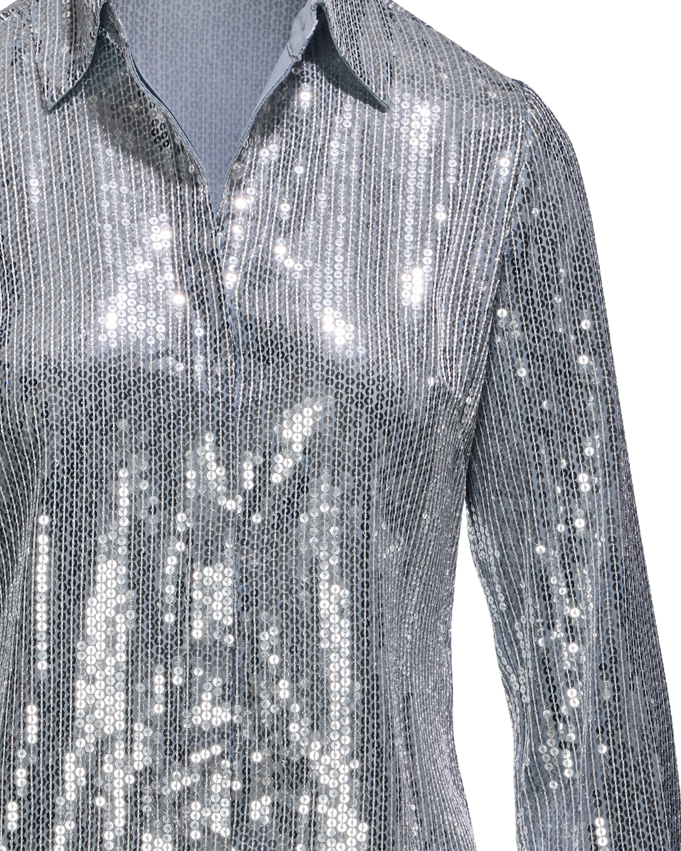 SHIMMER good SHIRT - Silver