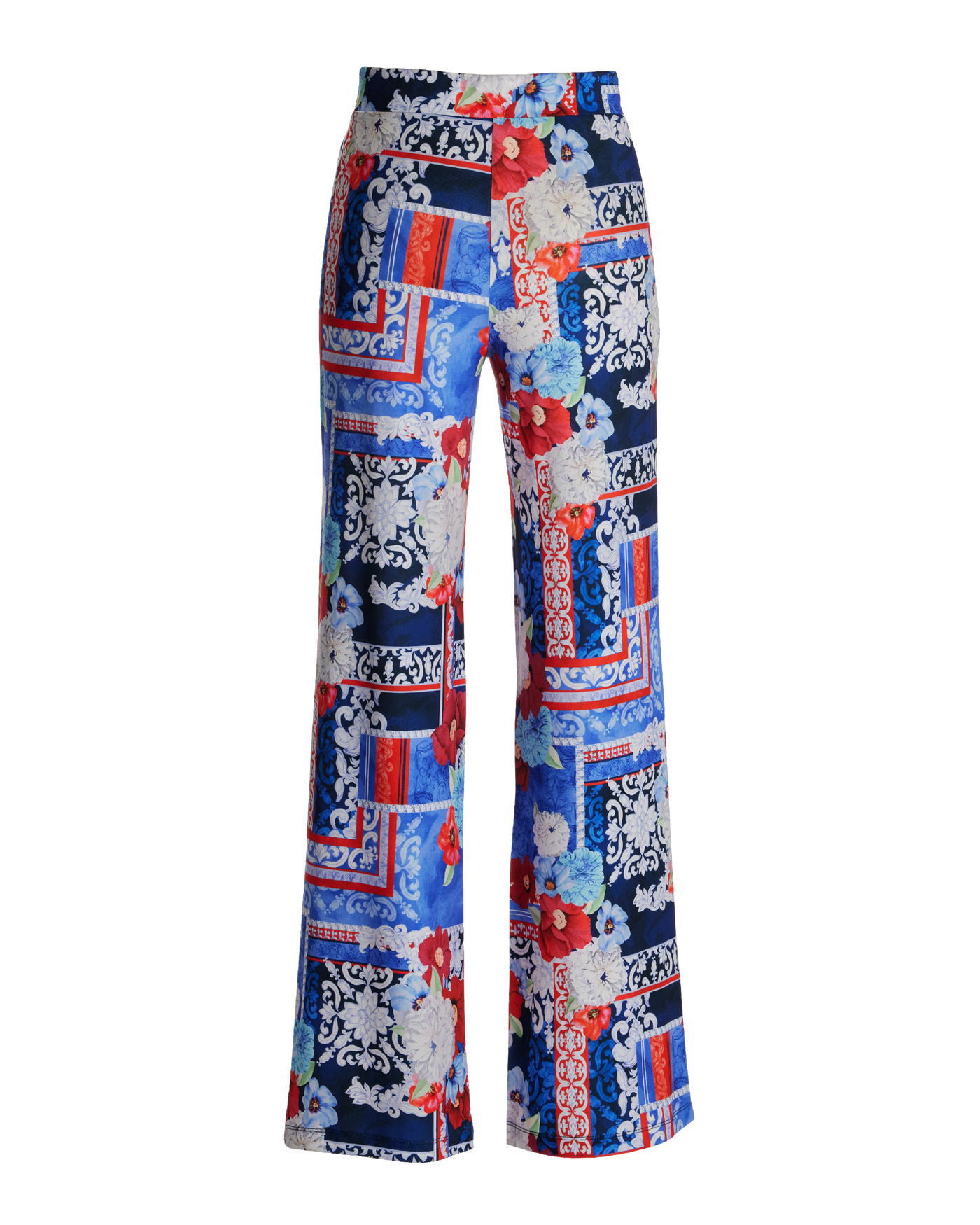 Malibu Print Wide Leg Pant Safari Glam