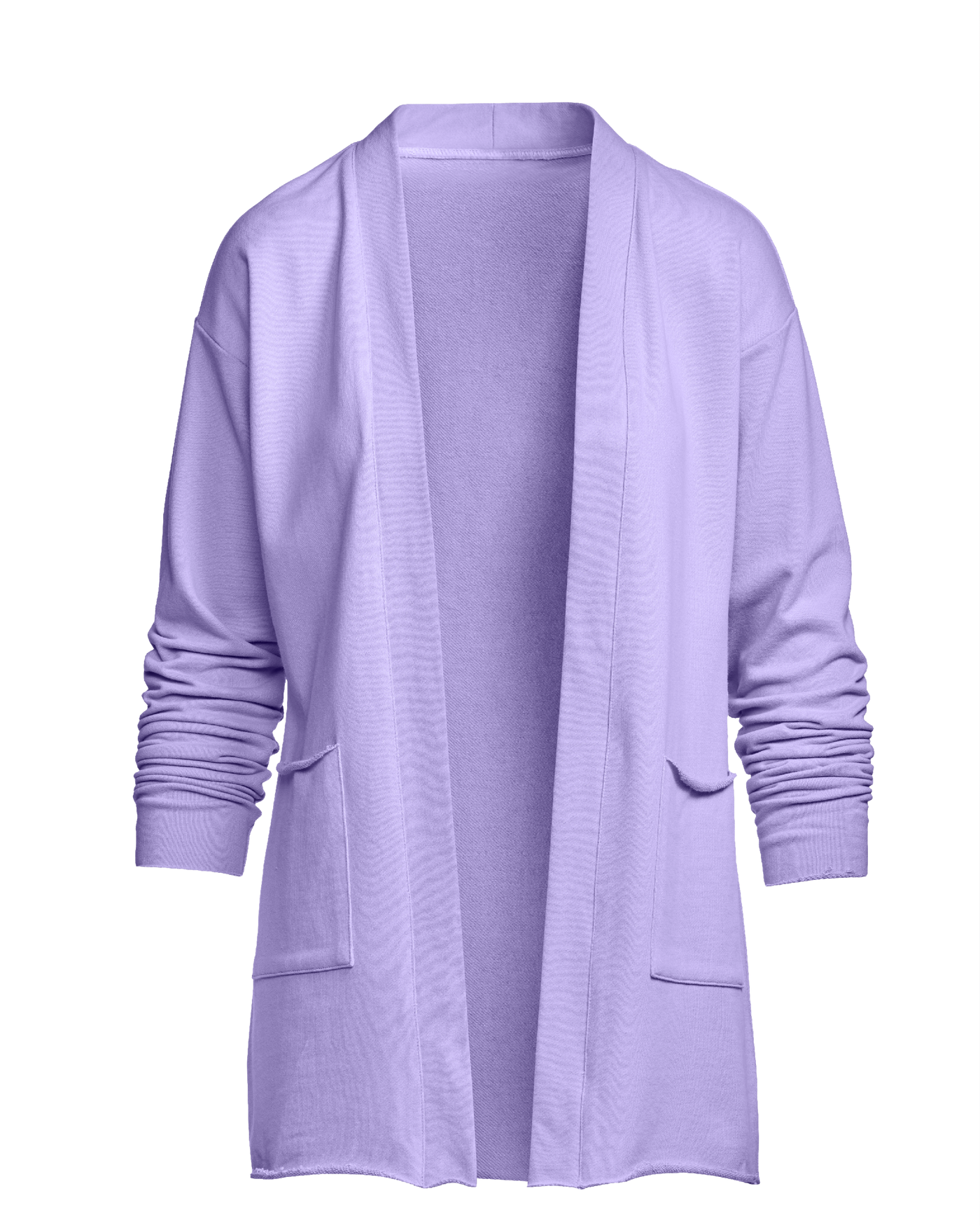 Cotton Comfort Pocket Cardigan - Lavender | Boston Proper