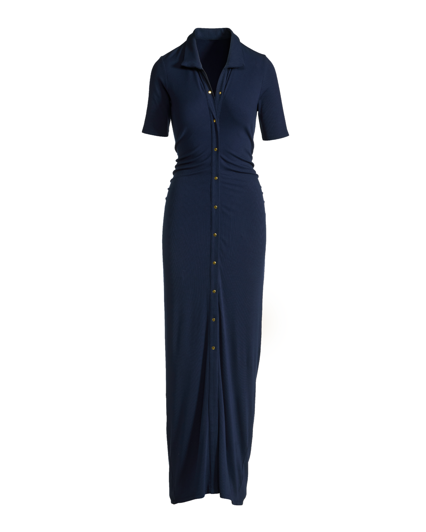 navy blue button up dress Shiny Light Blue Tulle V-neck Open Back Prom Dresses SP948 main image 0