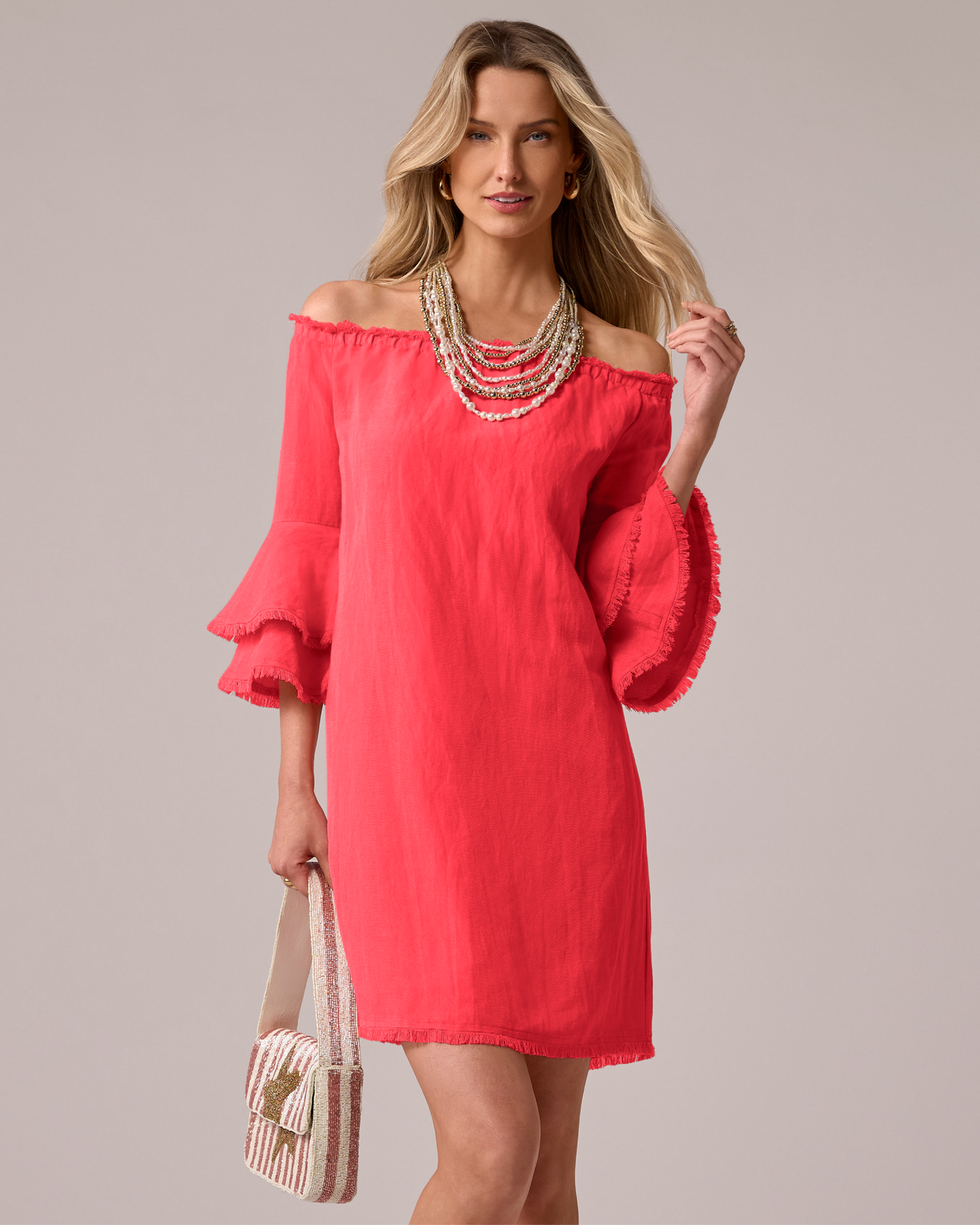 a line collar dress Buy White A-Line Shirt Collar Dress Online for Woman main image 1