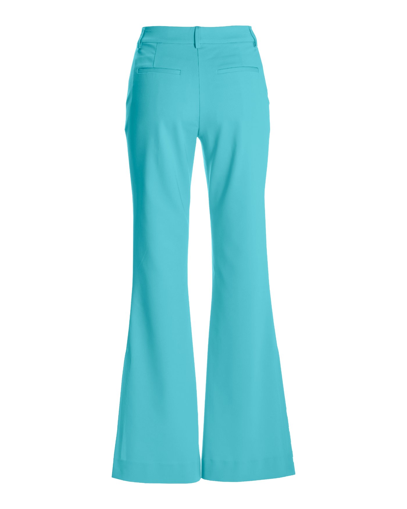 Monterey Modern Bootcut Side-Slit Trouser Pant Blue Radiance