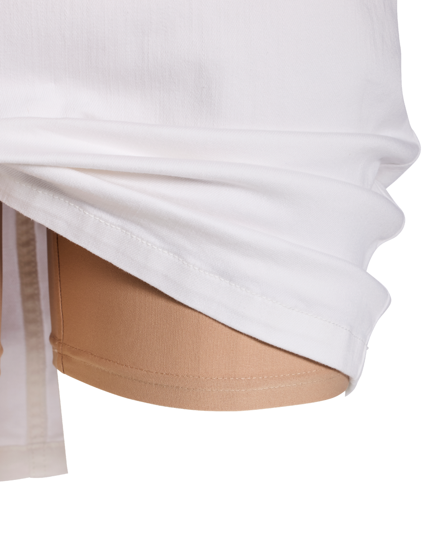 Pull on Denim Skort White