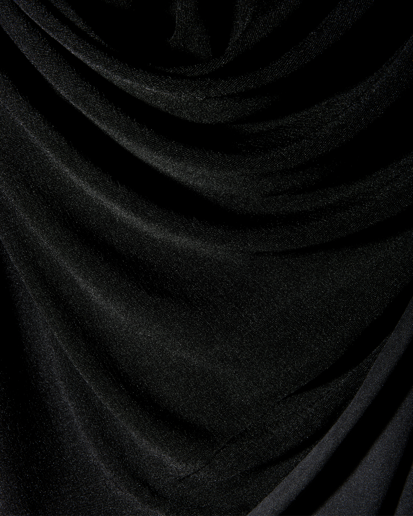 Halter Hardware Detail Slinky Maxi Dress Black
