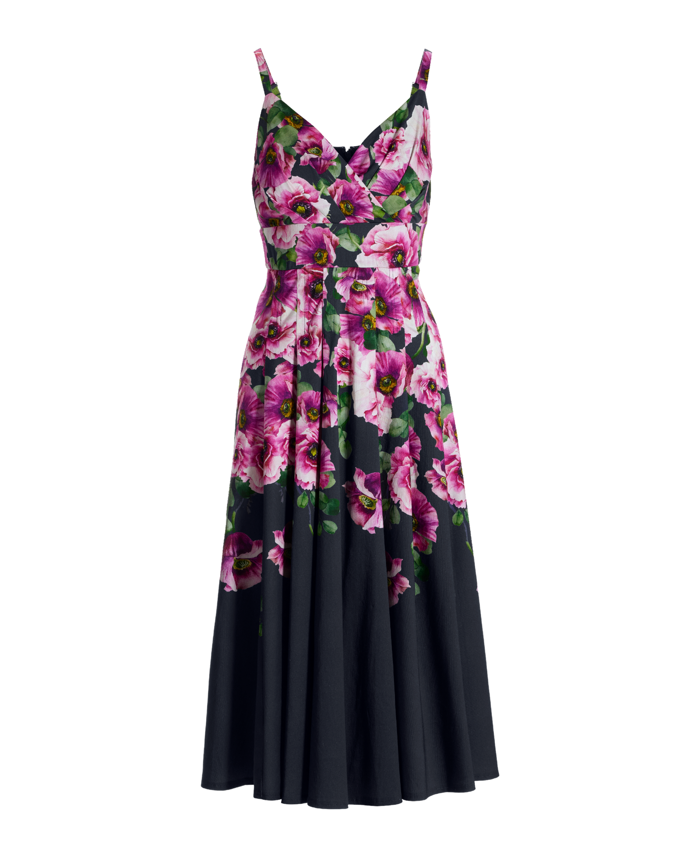 Proper Poppies Fit and Flare Midi Dress Proper Poppies Border