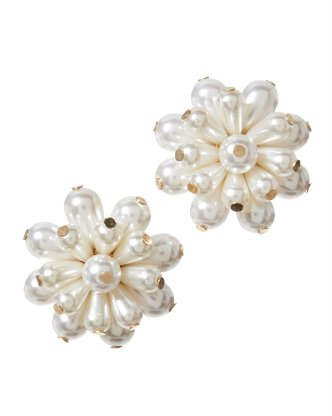 Multi Pearl Stud Earring