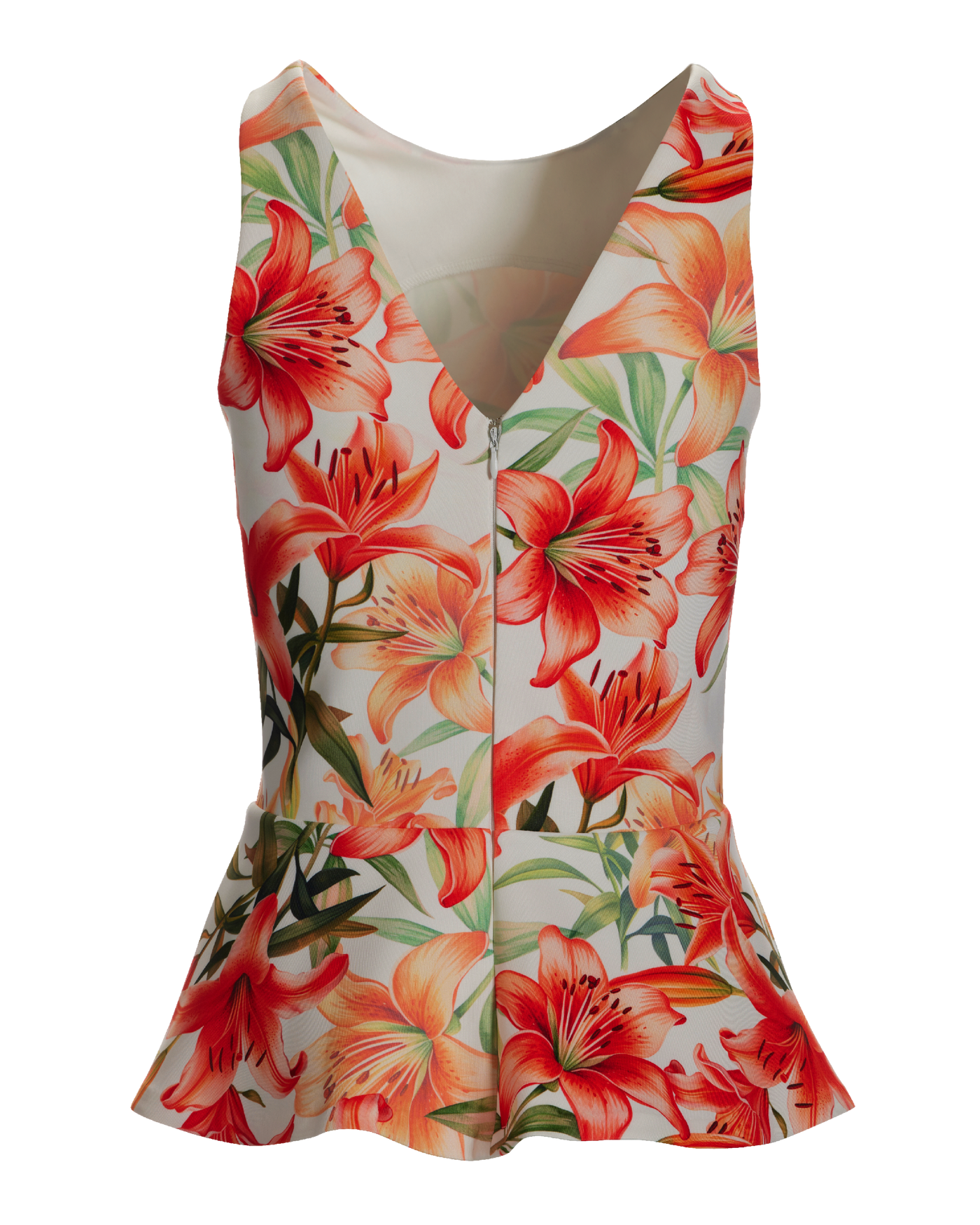 fiolily Sparkling Peplum Sleeveless Tops 