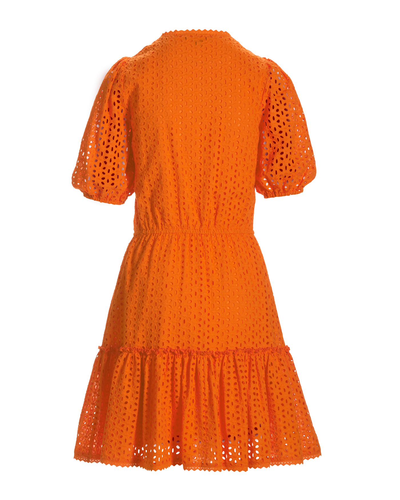 Eyelet A Line Dress Golden Poppy