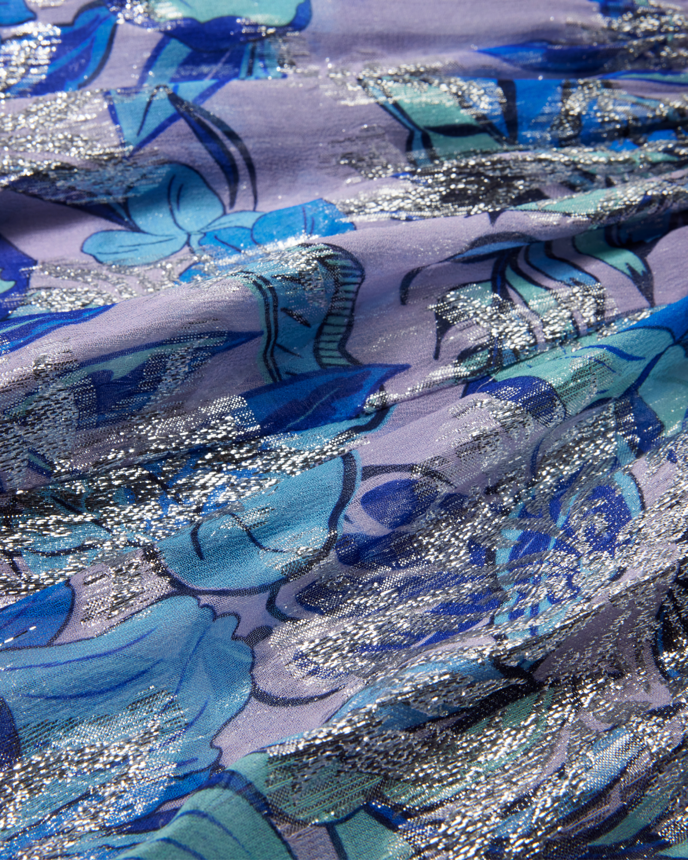 Azul Blooms Print One Shoulder Metallic Maxi Dress - Azul Blooms | Boston  Proper