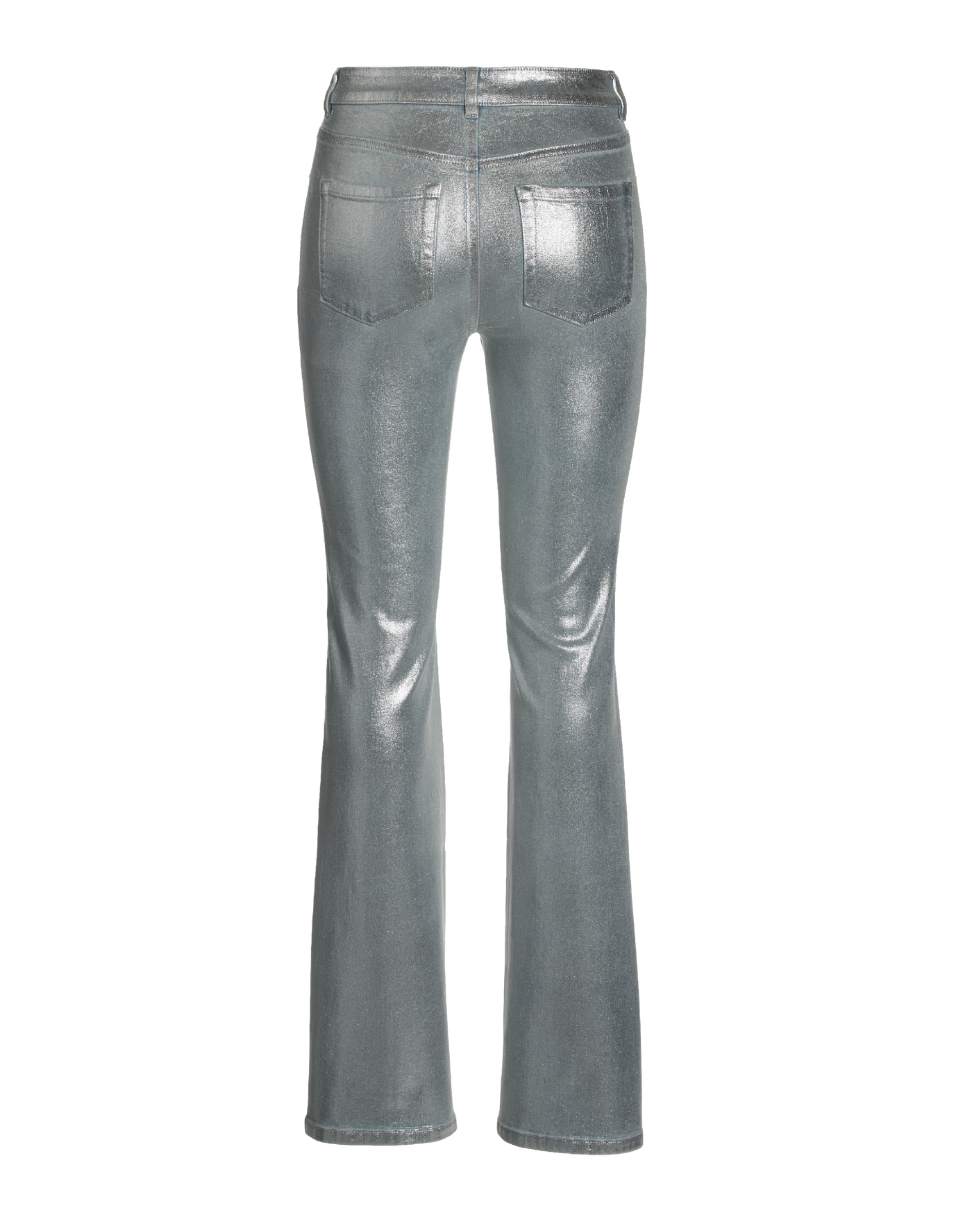 Monterey Silver Metallic Jean - Light Wash/Silver | Boston Proper
