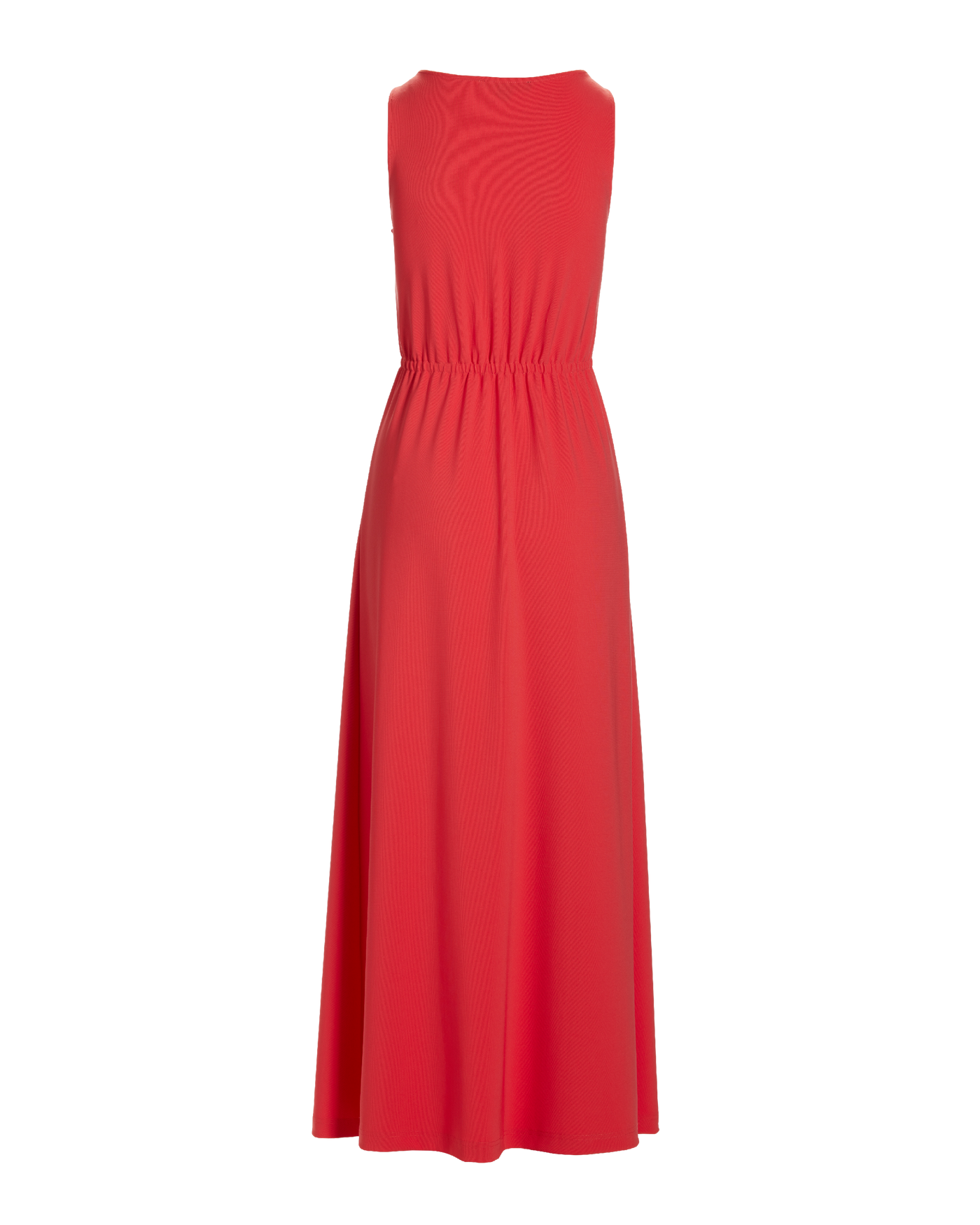 Beyond Travel Sleeveless Drawstring Maxi Dress Cayenne