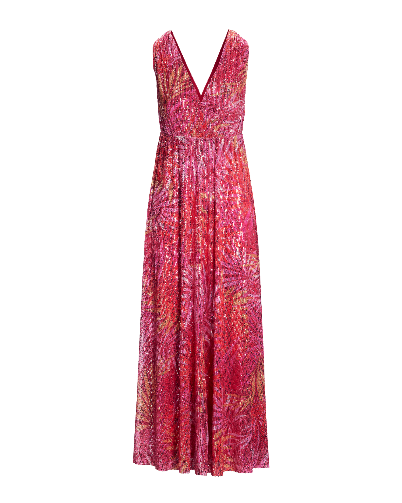 Summer Soiree All Over Sequin Sleeveless Maxi Dress Summer Soiree