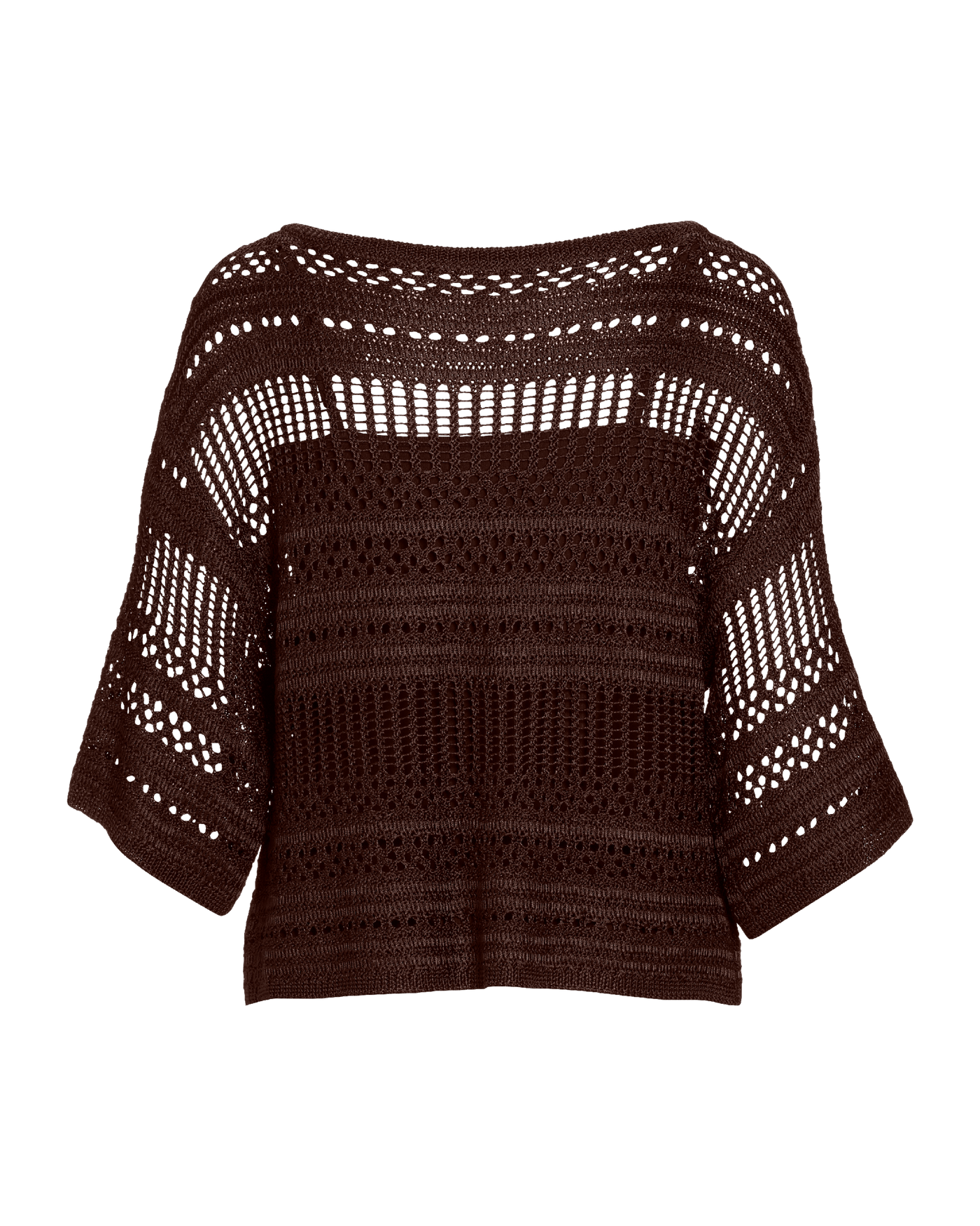 Effortless Crochet Sweater - Safari Brown | Boston Proper