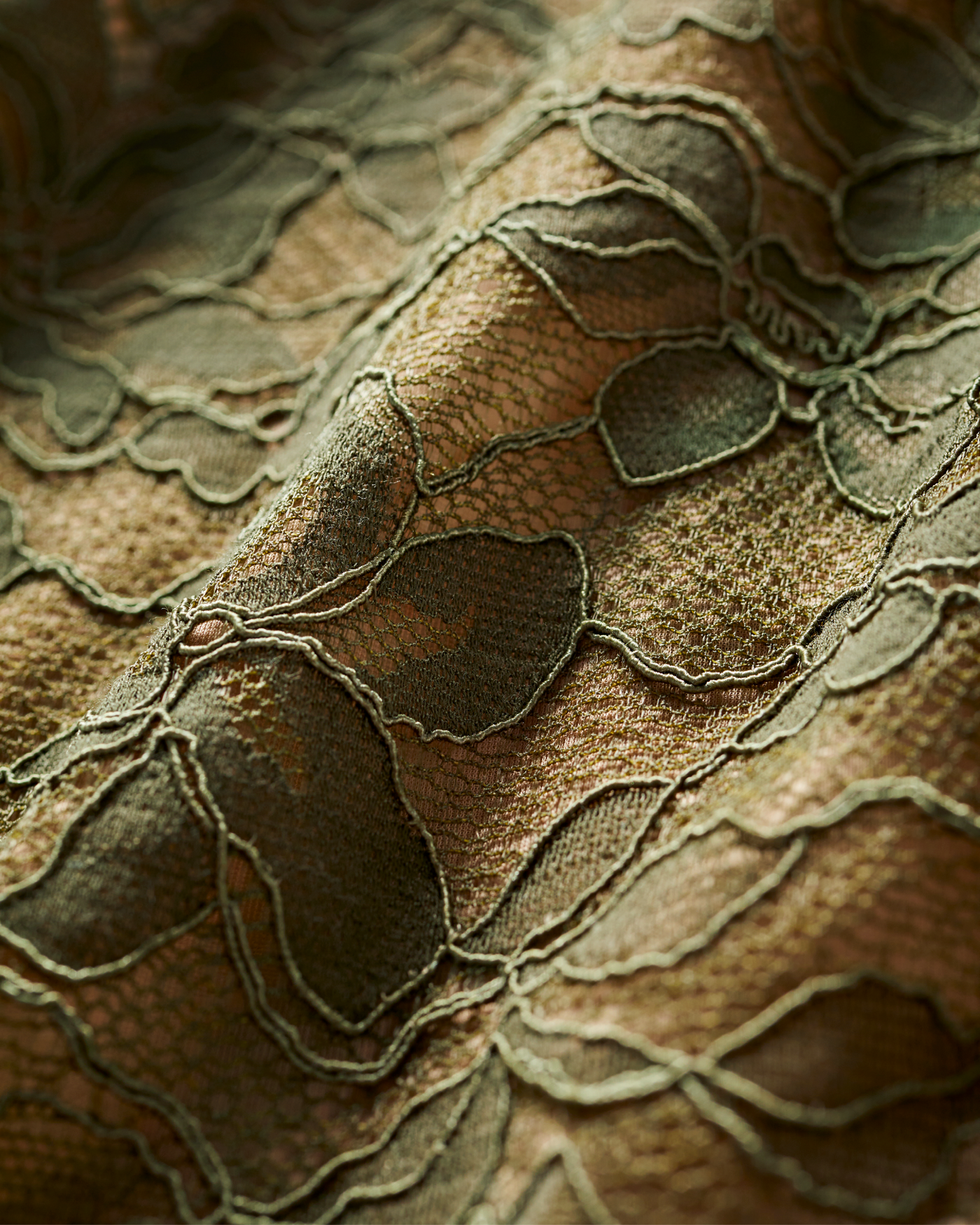 Lace Scoop Neck Tank Top Olive Night | Boston Proper