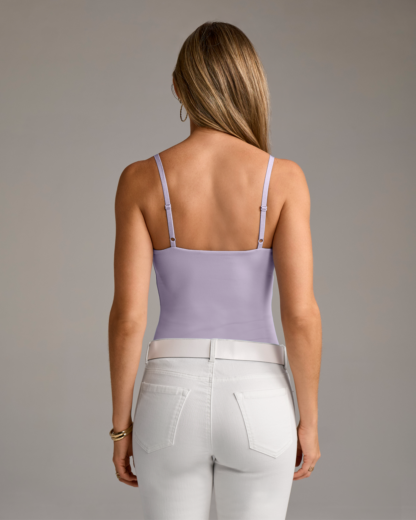 Mia Scoop Neck Contour Cami Tank Top Pastel Lilac | Boston Proper
