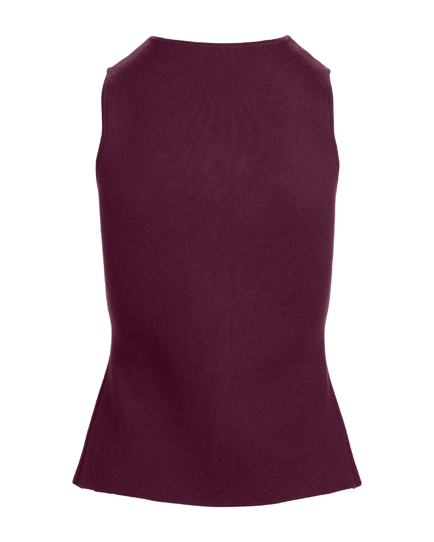 Button Up Sweater Vest Black Cherry