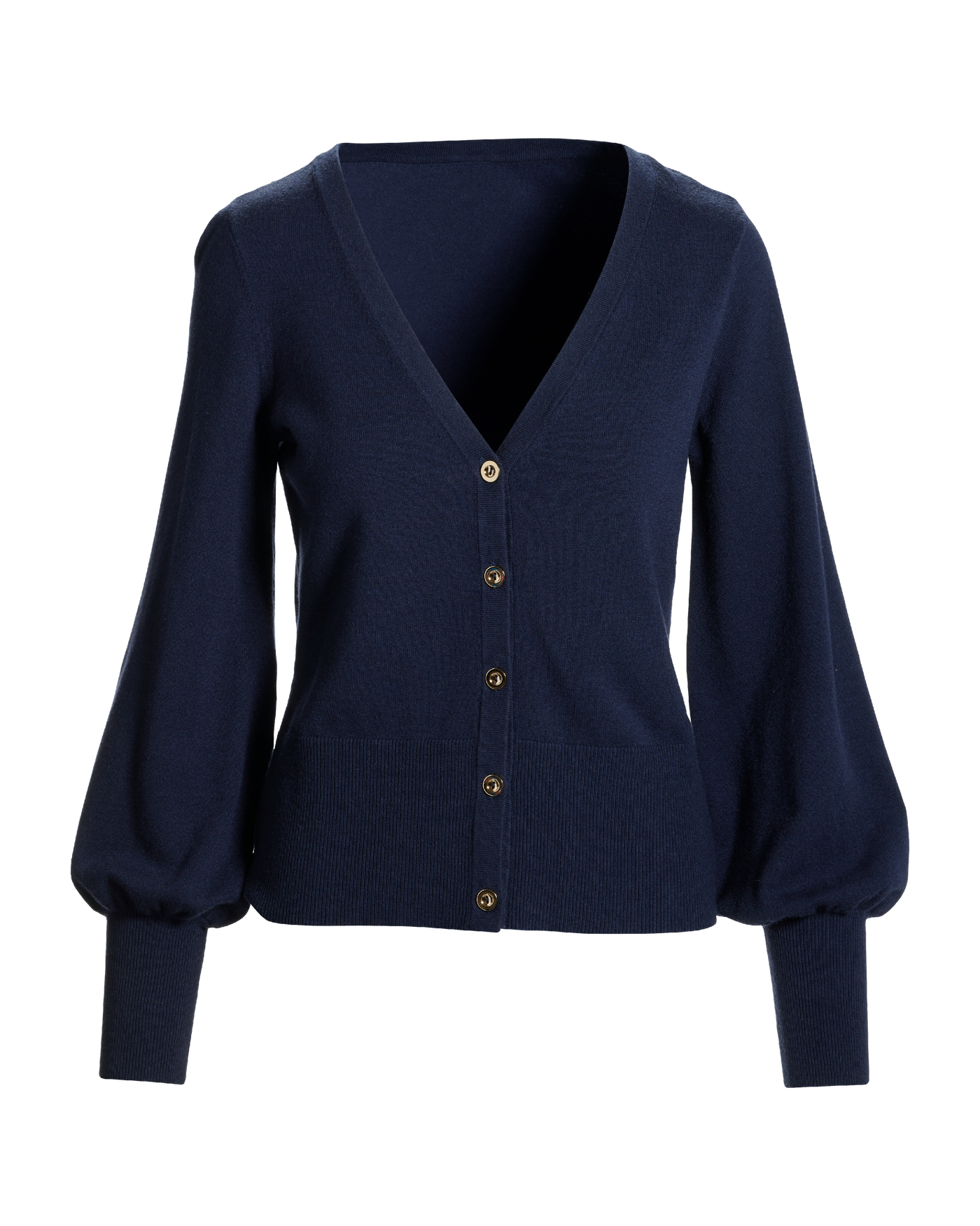 Lightweight Button Up Cardigan Sweater Navy