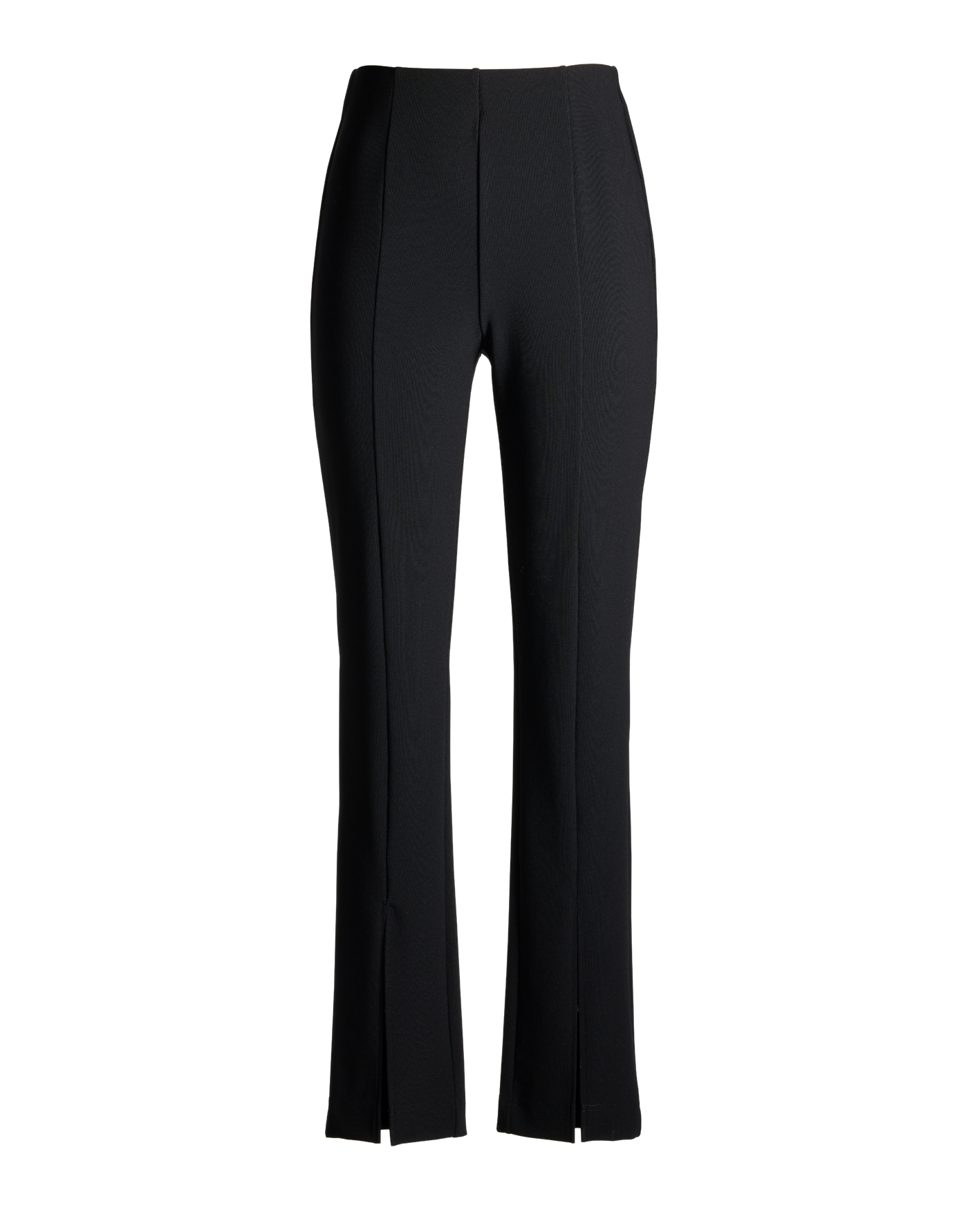 Beyond Travel High Rise Slit Front Pant Jet Black
