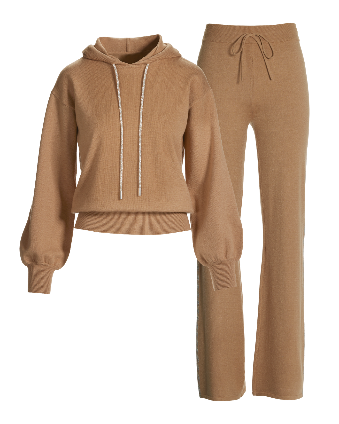 Sweater Lounge Set Tan