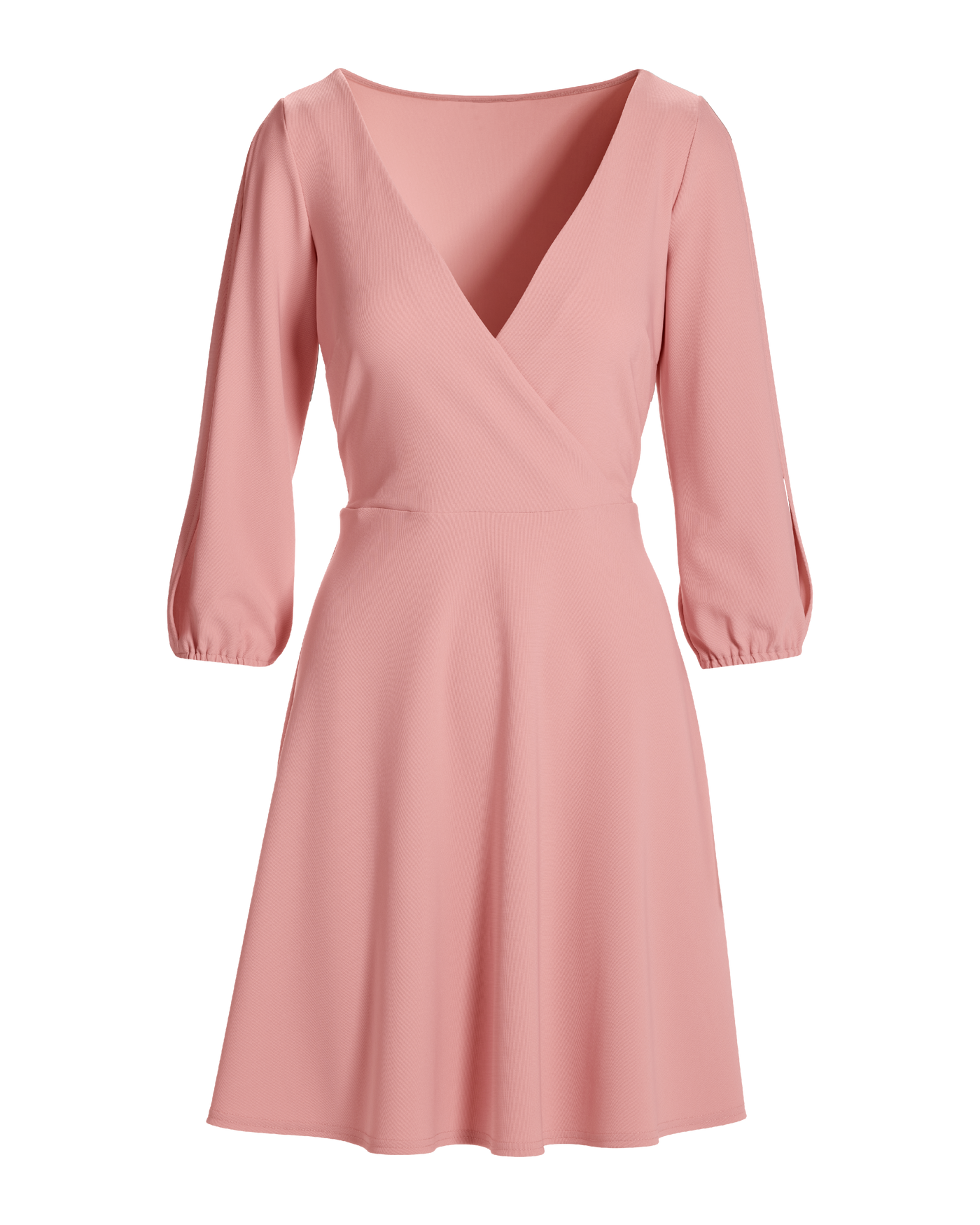 Beyond Travel Slit Sleeve Short Dress - Bridal Rose | Boston Proper