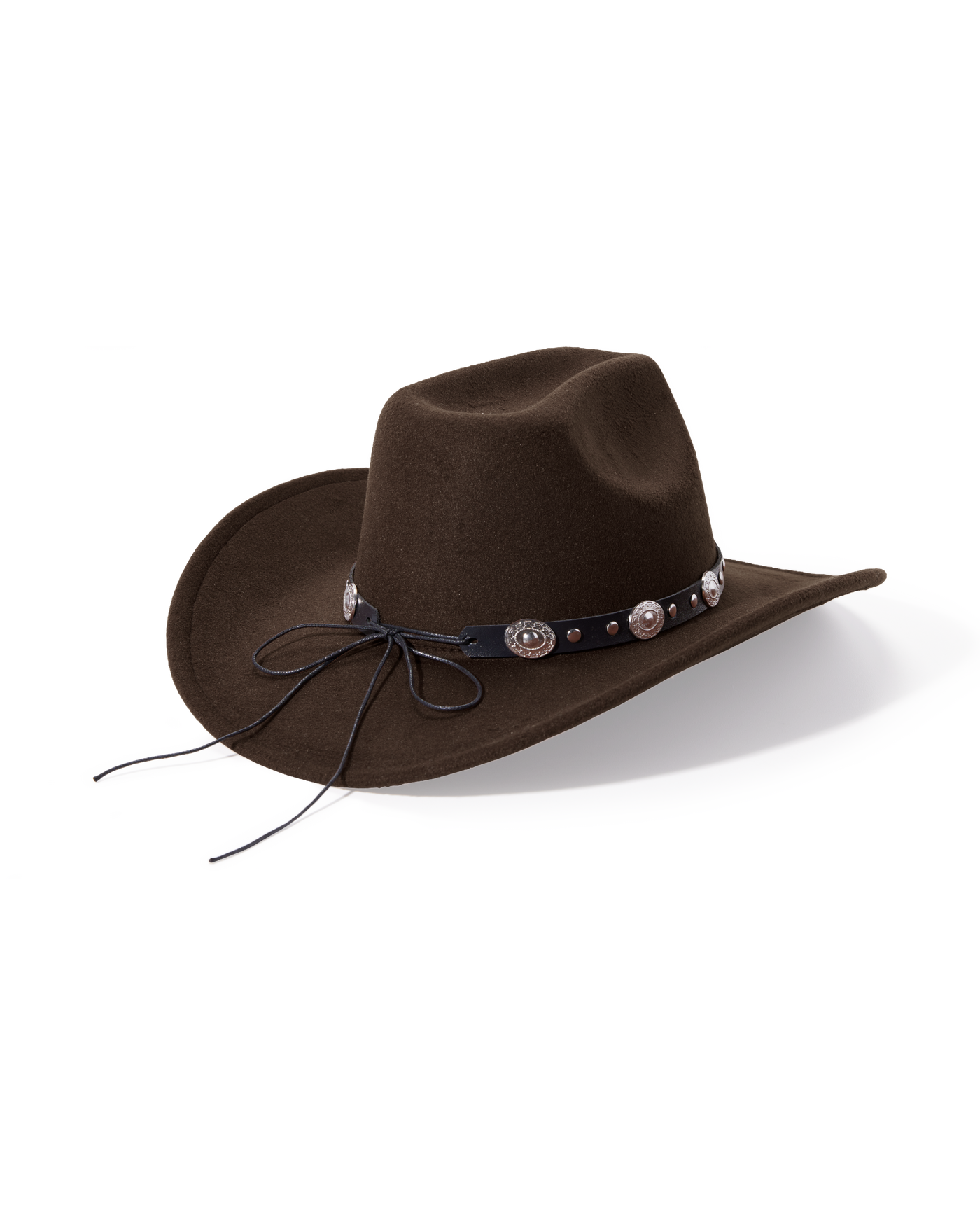 Western Trim Hat Brown