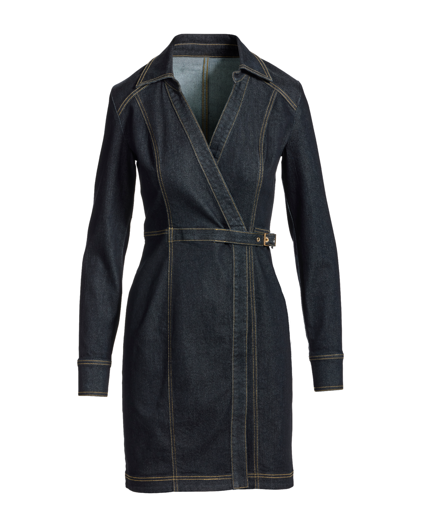 Grommet Belted Denim Dress - Rinse | Boston Proper