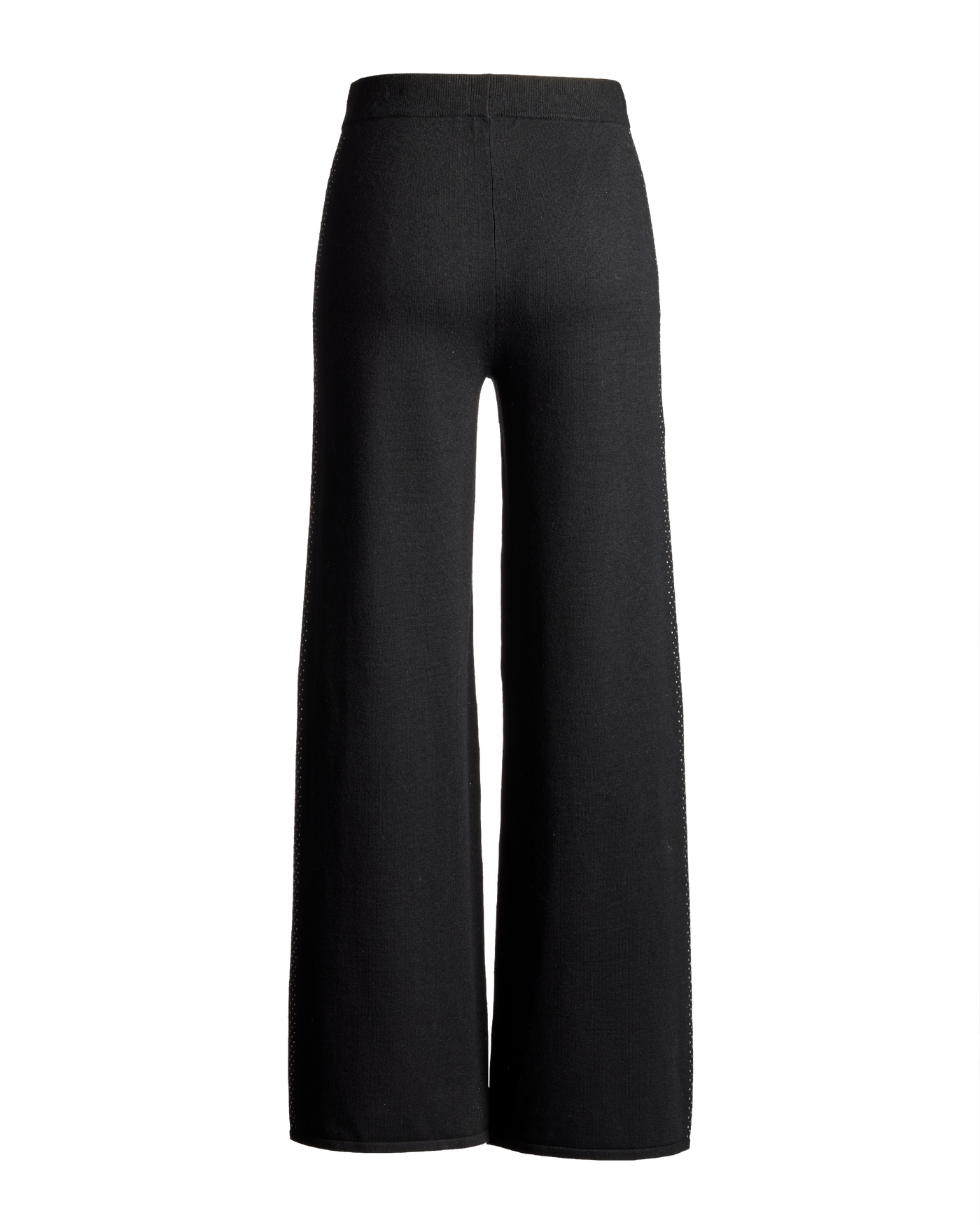 Heat Seal Wide Leg Lounge Set Proper Black