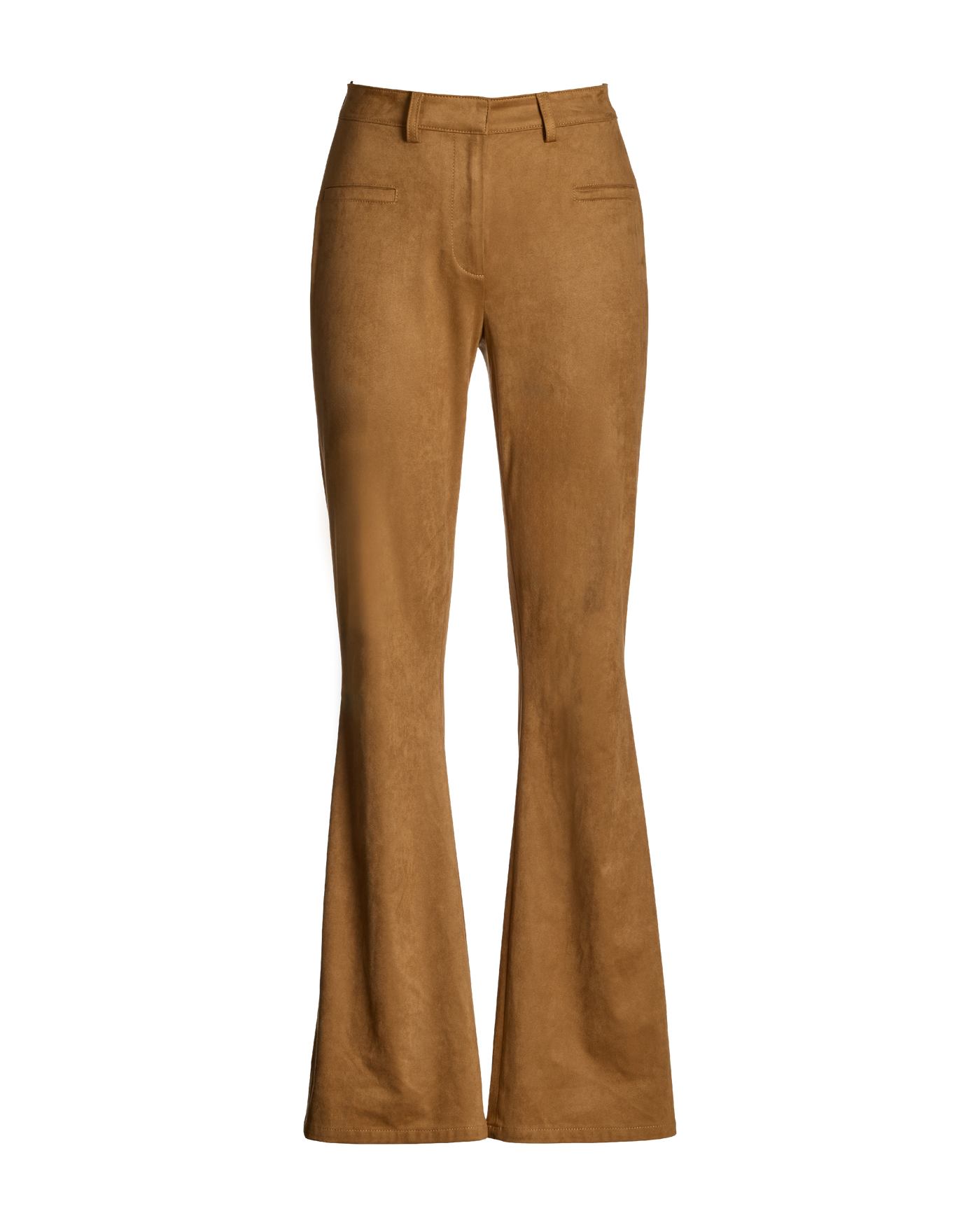 Faux Suede Bootcut Pant Camel