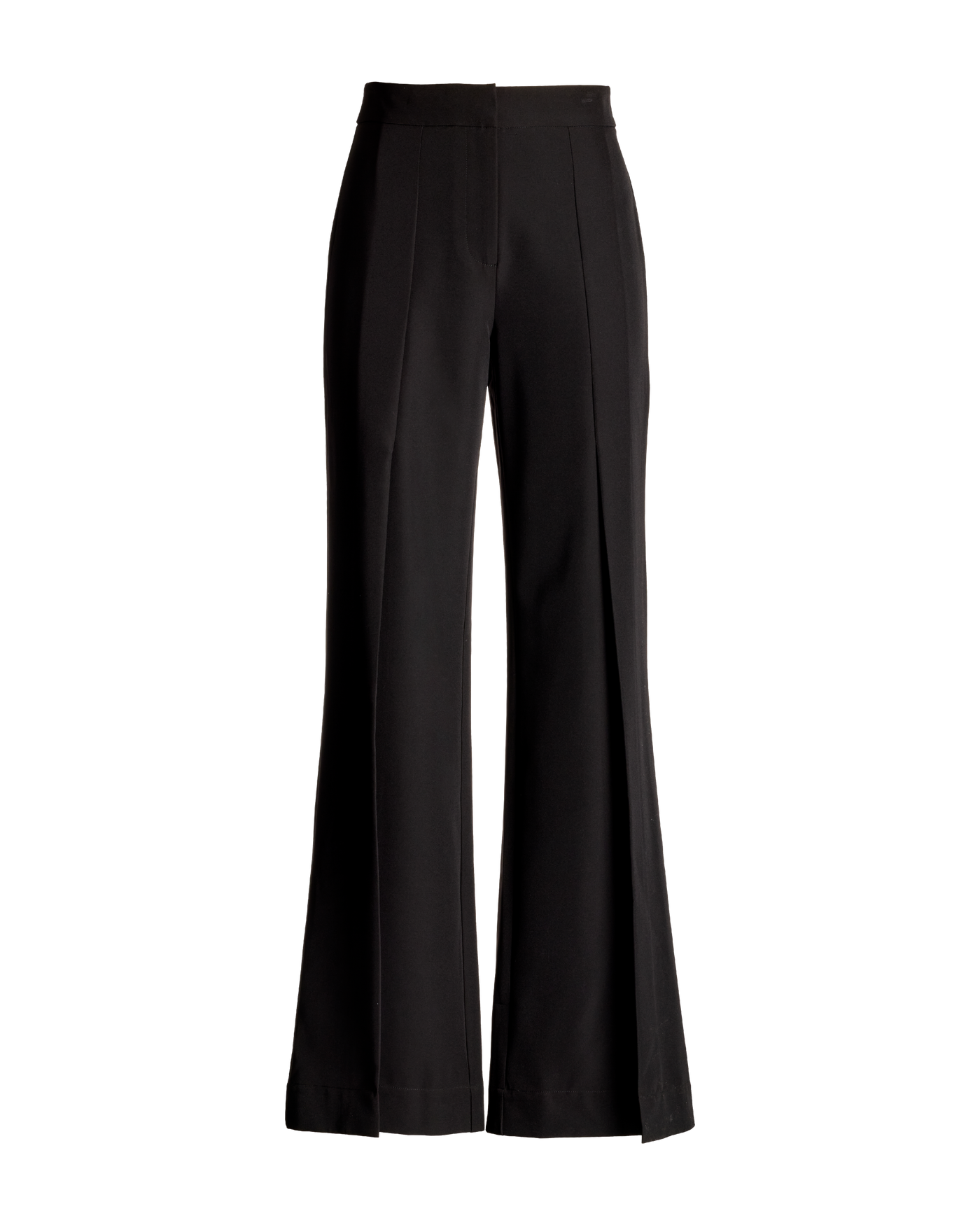 Slit Front Trouser Pant - Black | Boston Proper