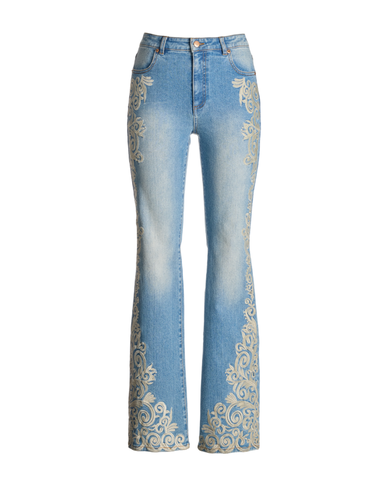 Fringe Sleeve Ribbed Sweater Off White