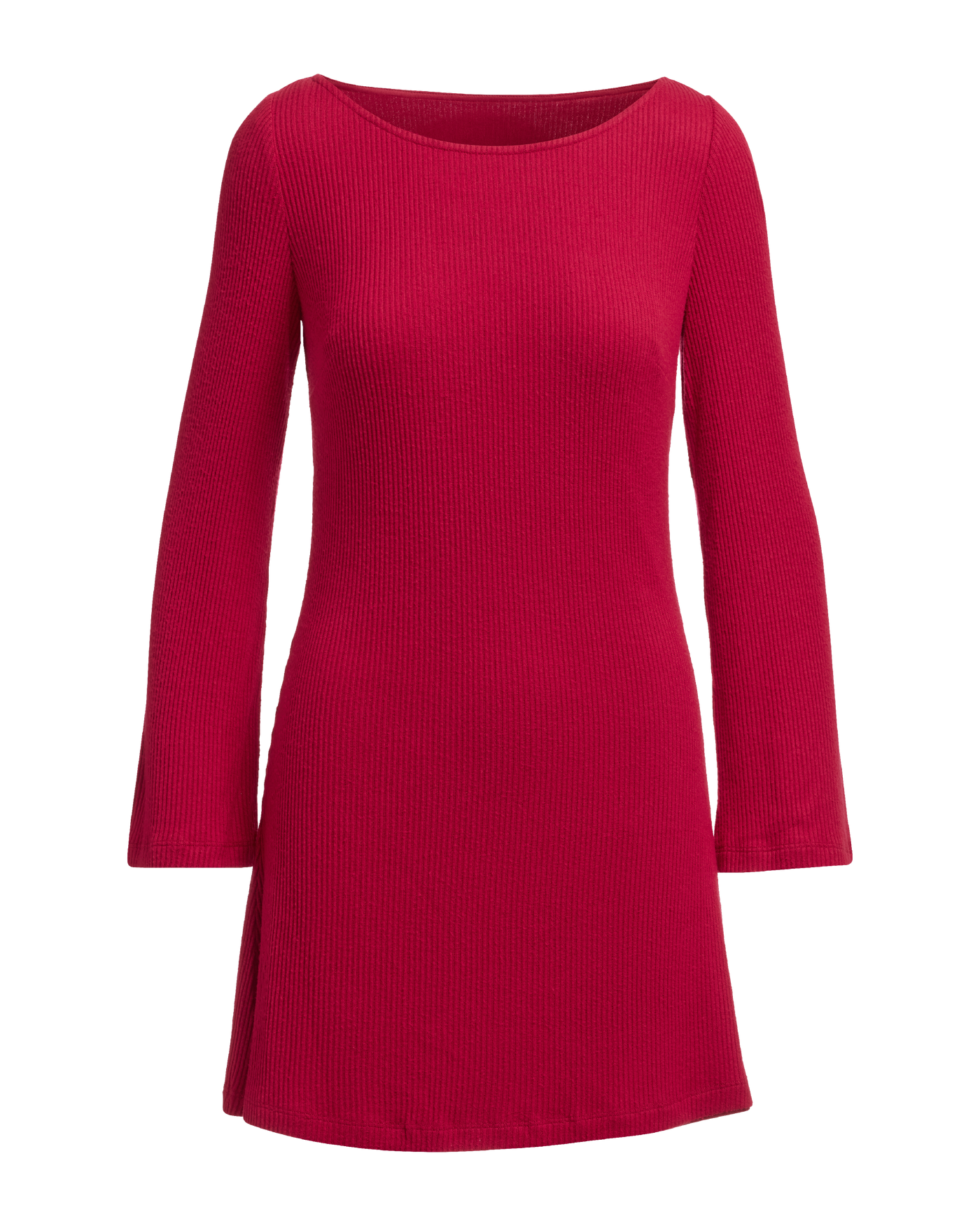 strapless open back dress Jester Red Cocktail Dress with Elegant Slit – Olvi's Lace main image 1
