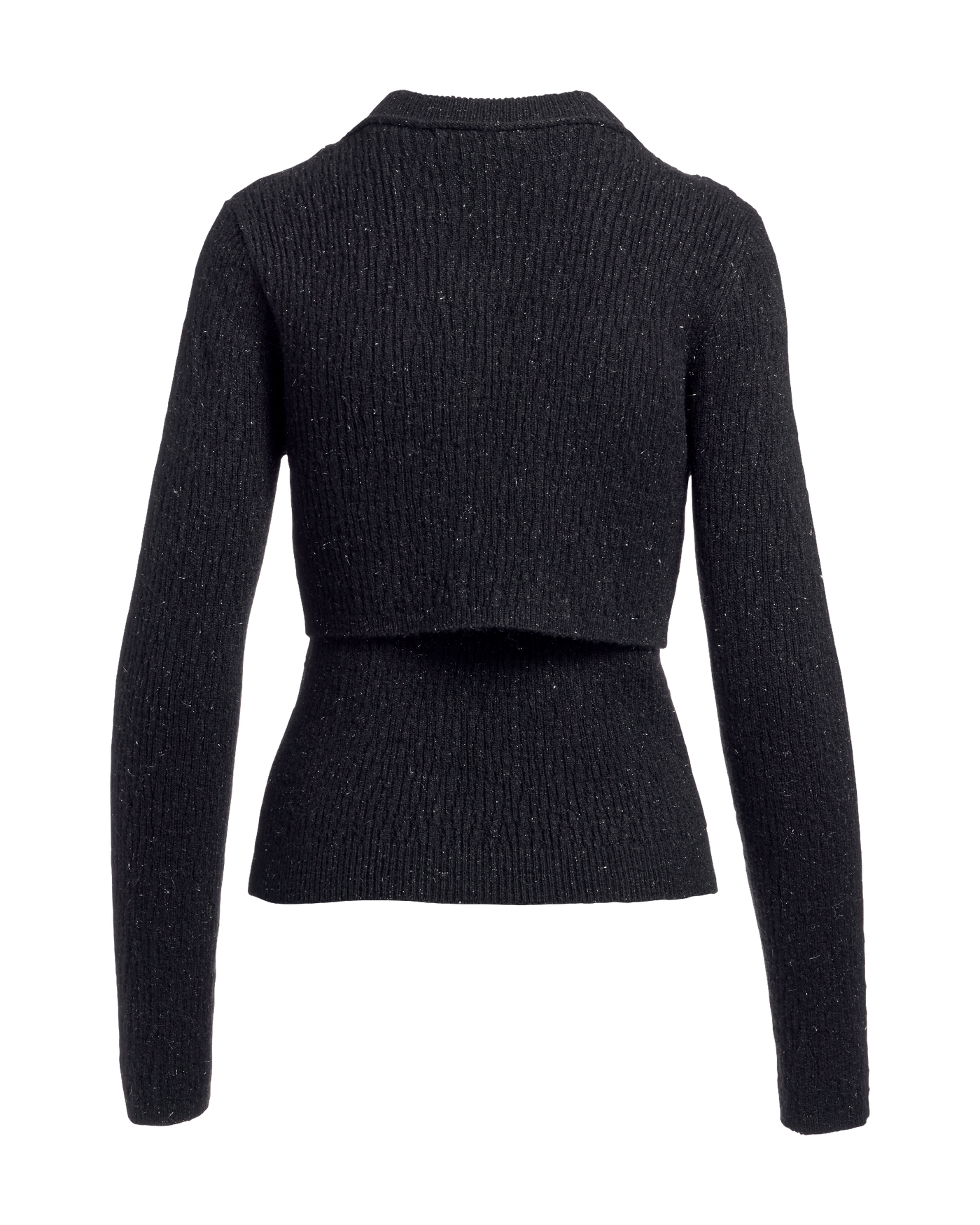 Cutout Ruched Sweater Set - Black | Boston Proper