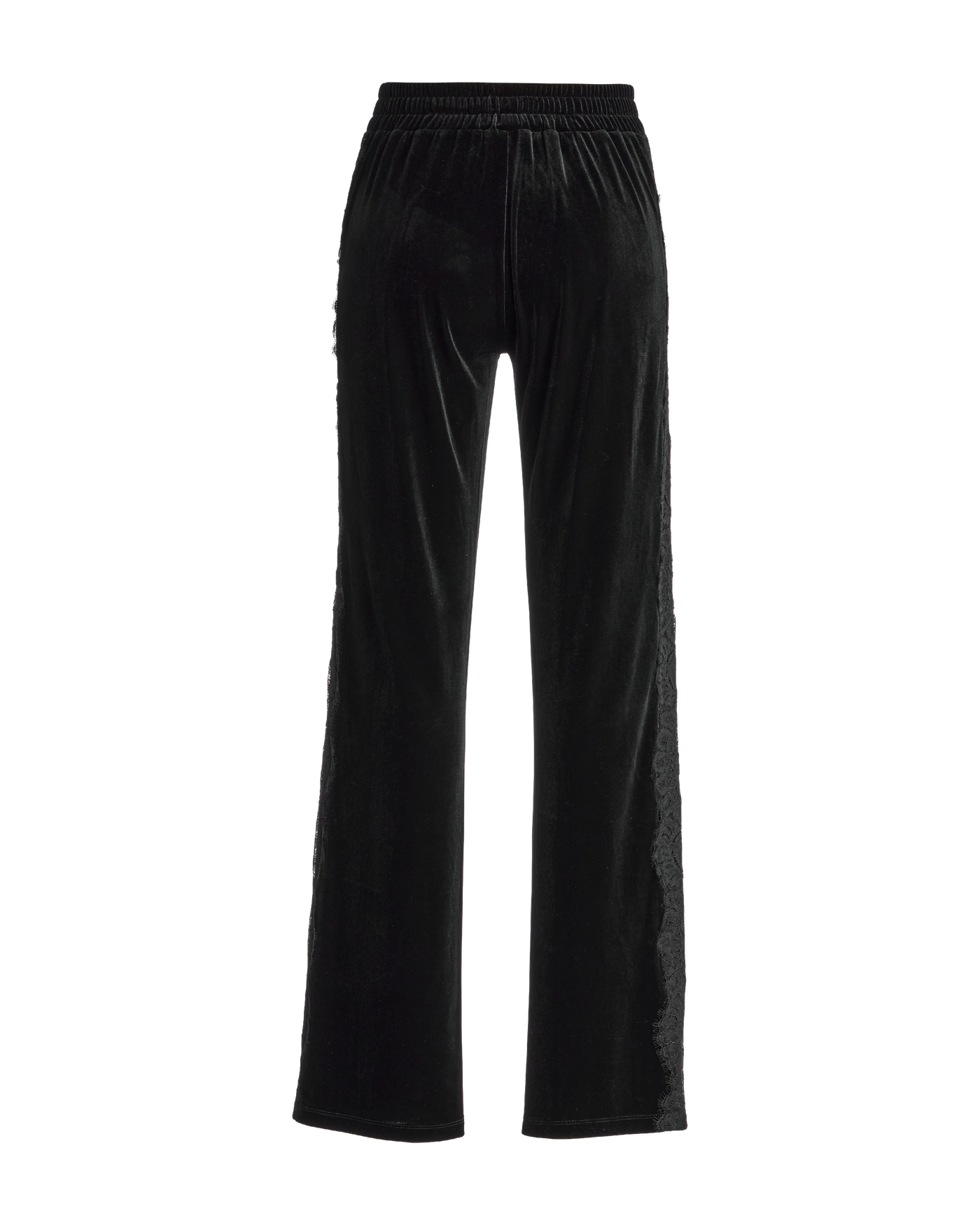 Chic Velour Lace Lounge Set - Proper Black | Boston Proper