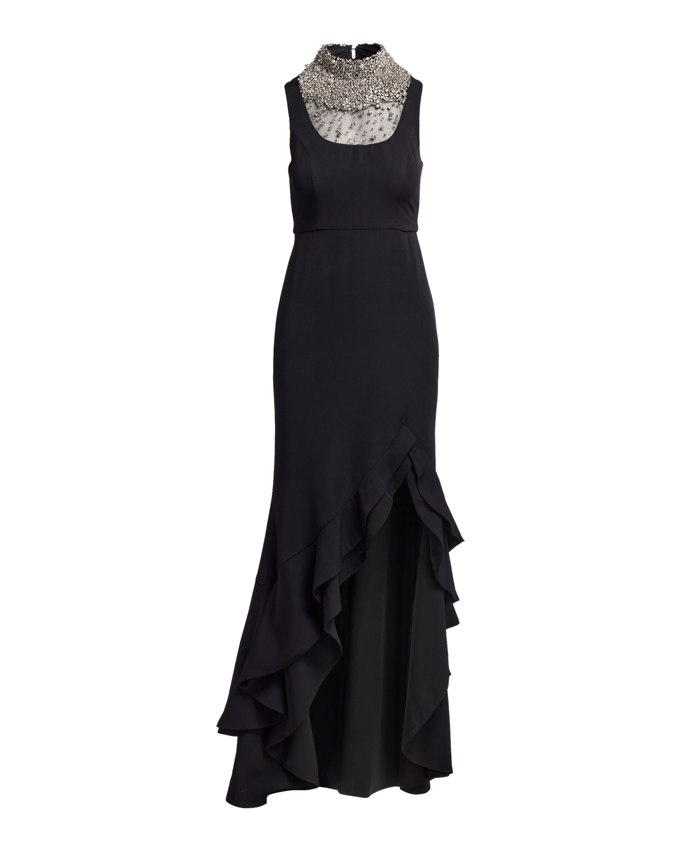 classy midi dress Black Kenlie Long Sleeve Mock Neck Midi Dress