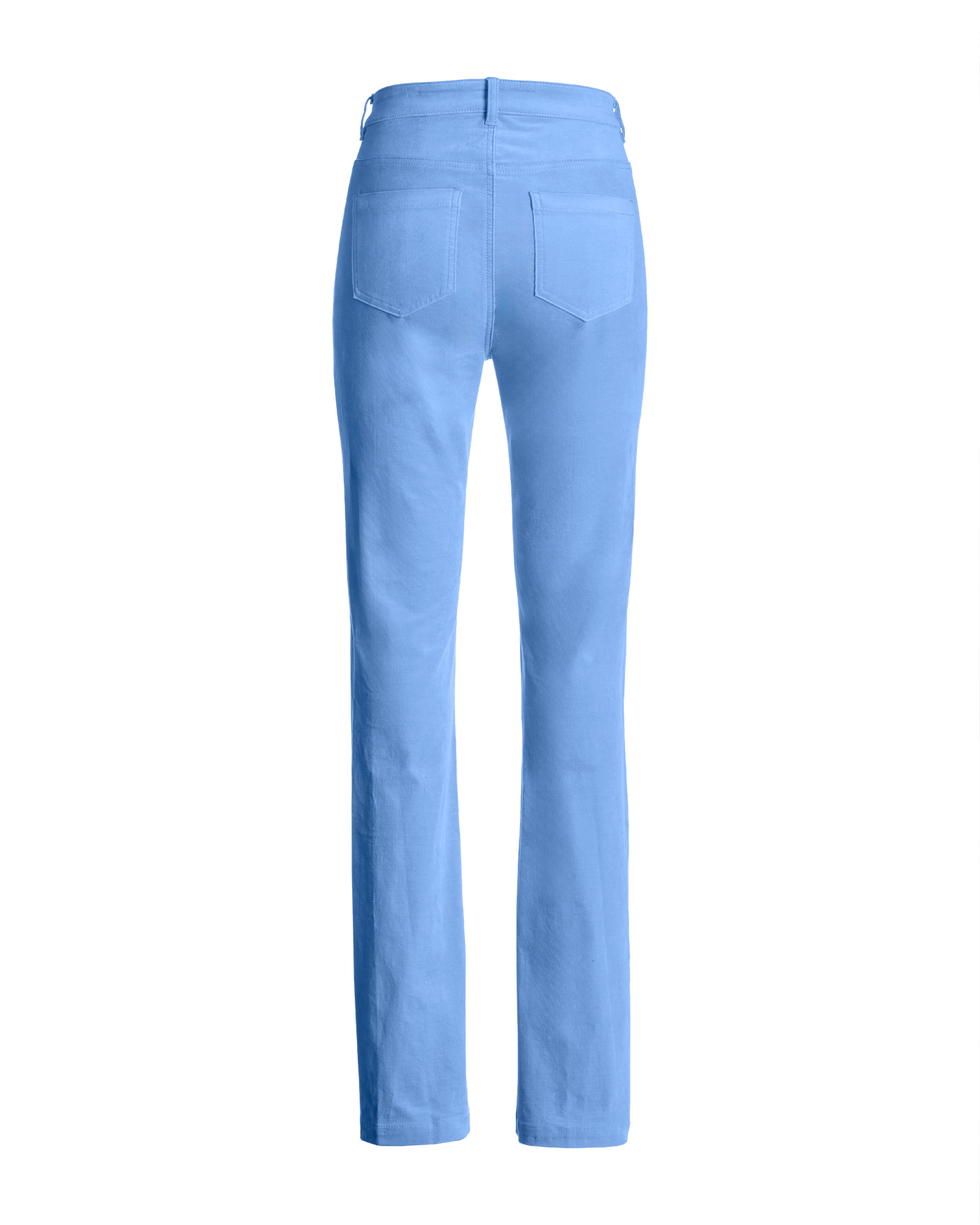 Newport Slim Straight Velvet Pant Light Blue