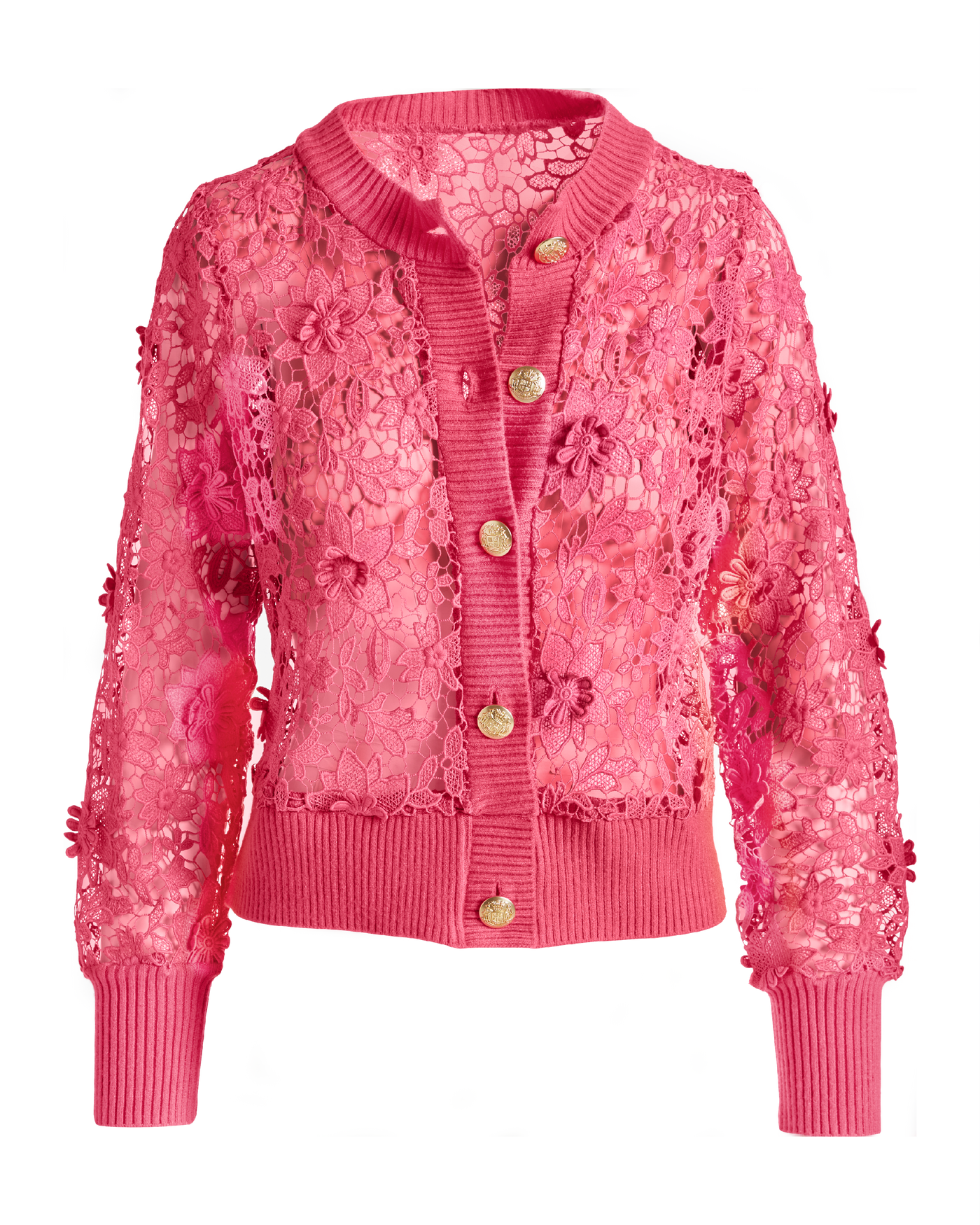 カーディガン front button lace cardigan Button Front Lace Sweater Cardigan - Off White | Boston Proper