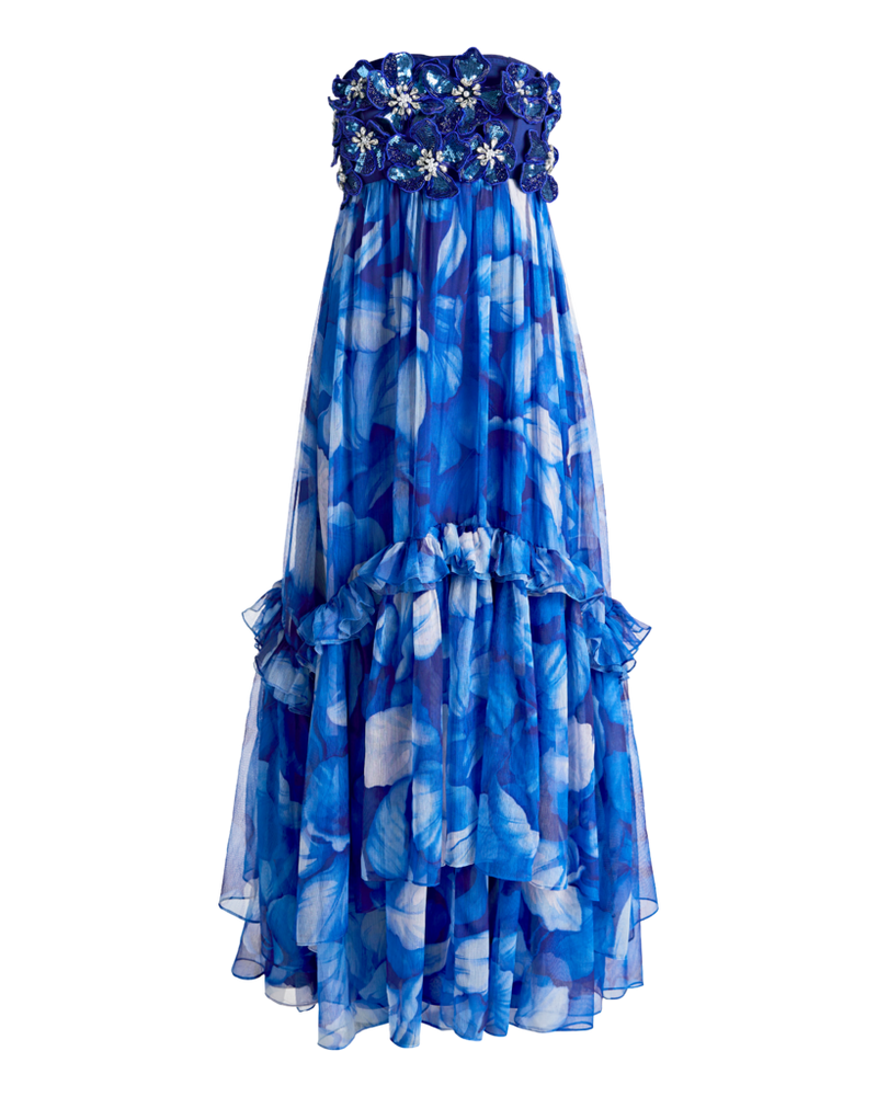 MIA Double Band Raffia Block Heel Silver