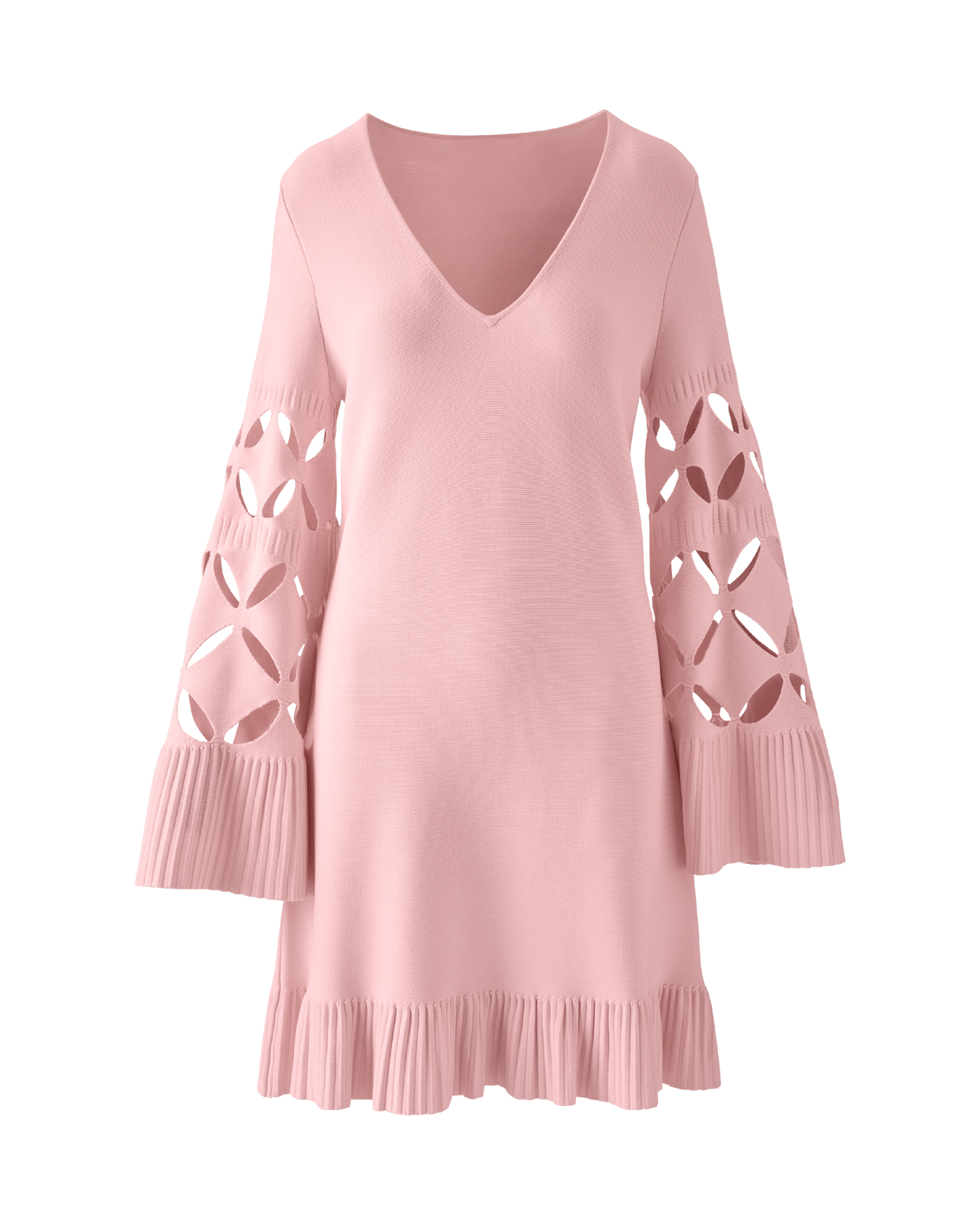 Laser Cut Milano Stitch Fit and Flare Dress Ballerina | Boston Proper