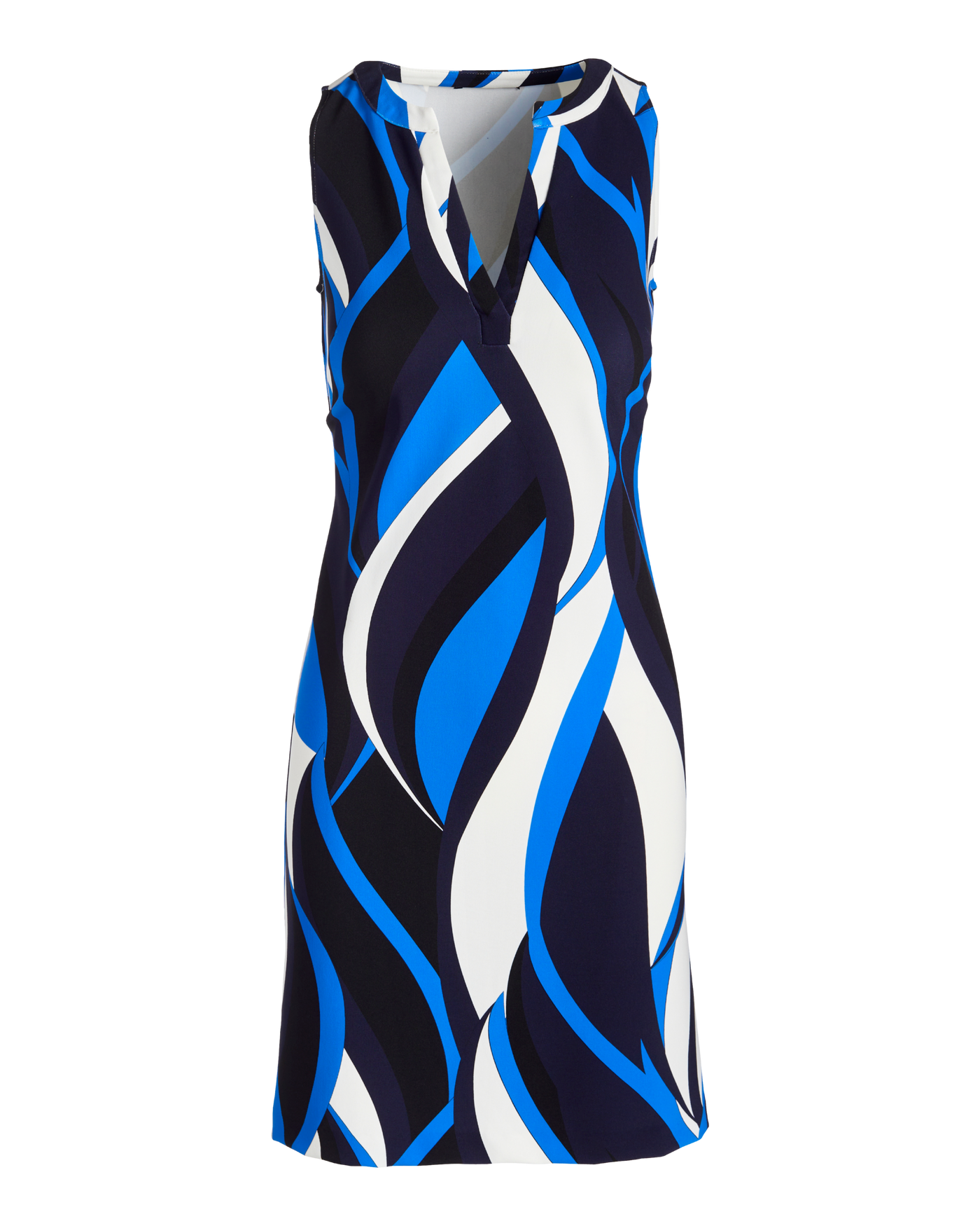 blue abstract mini dress Simi Mini Mesh Dress main image 0