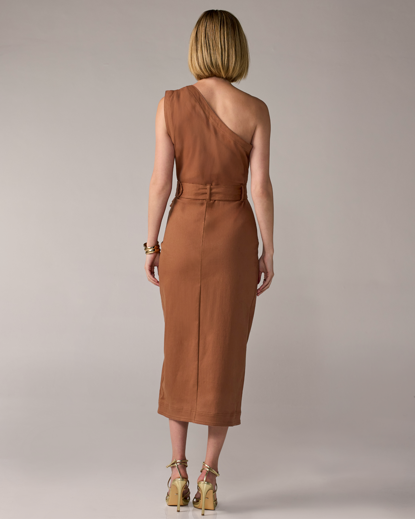 thick knit midi dress Faux Button Knit Midi Dress