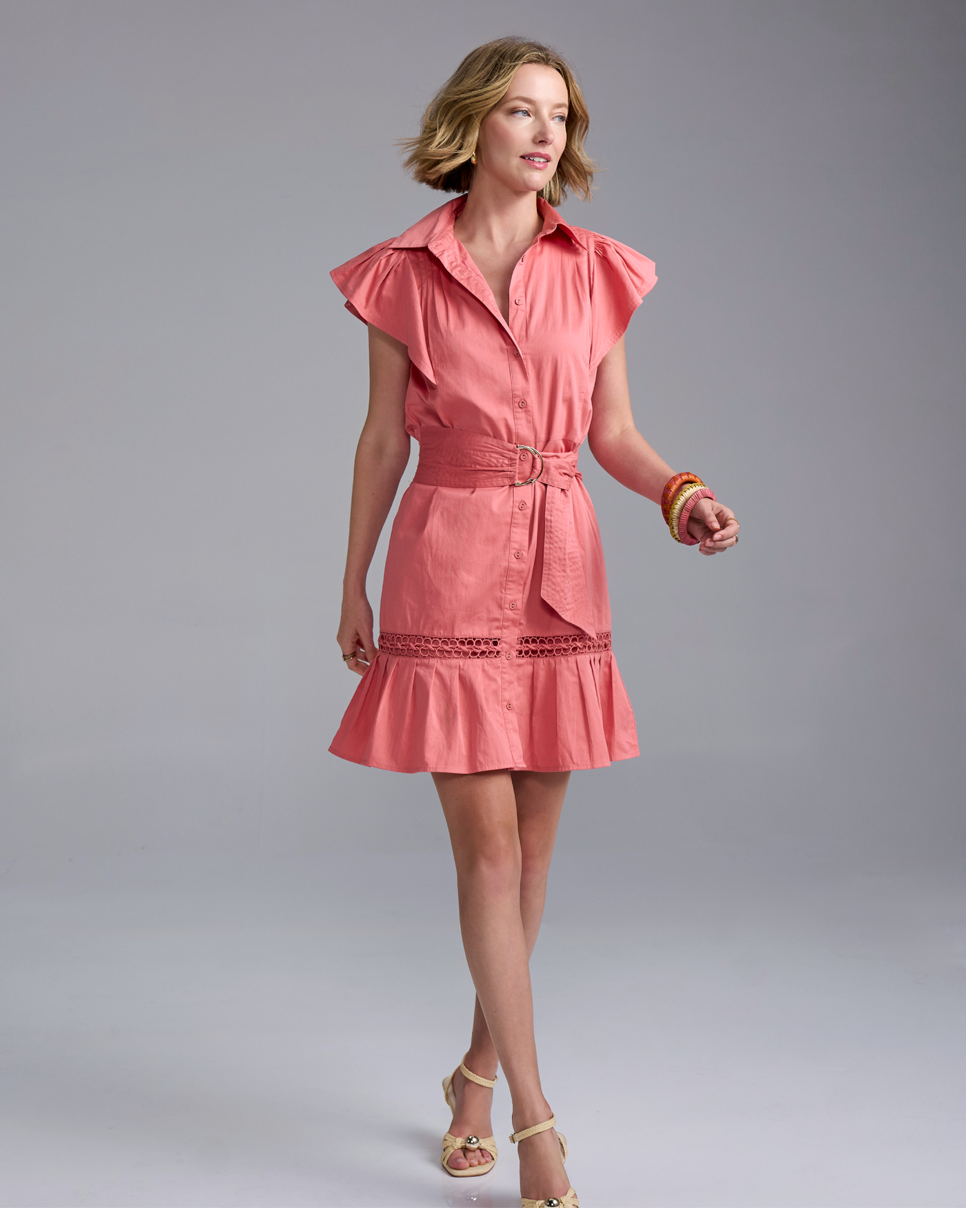 linen tunic dresses Timeless Minimalist Linen Tunic Dress with V-neck main image 1