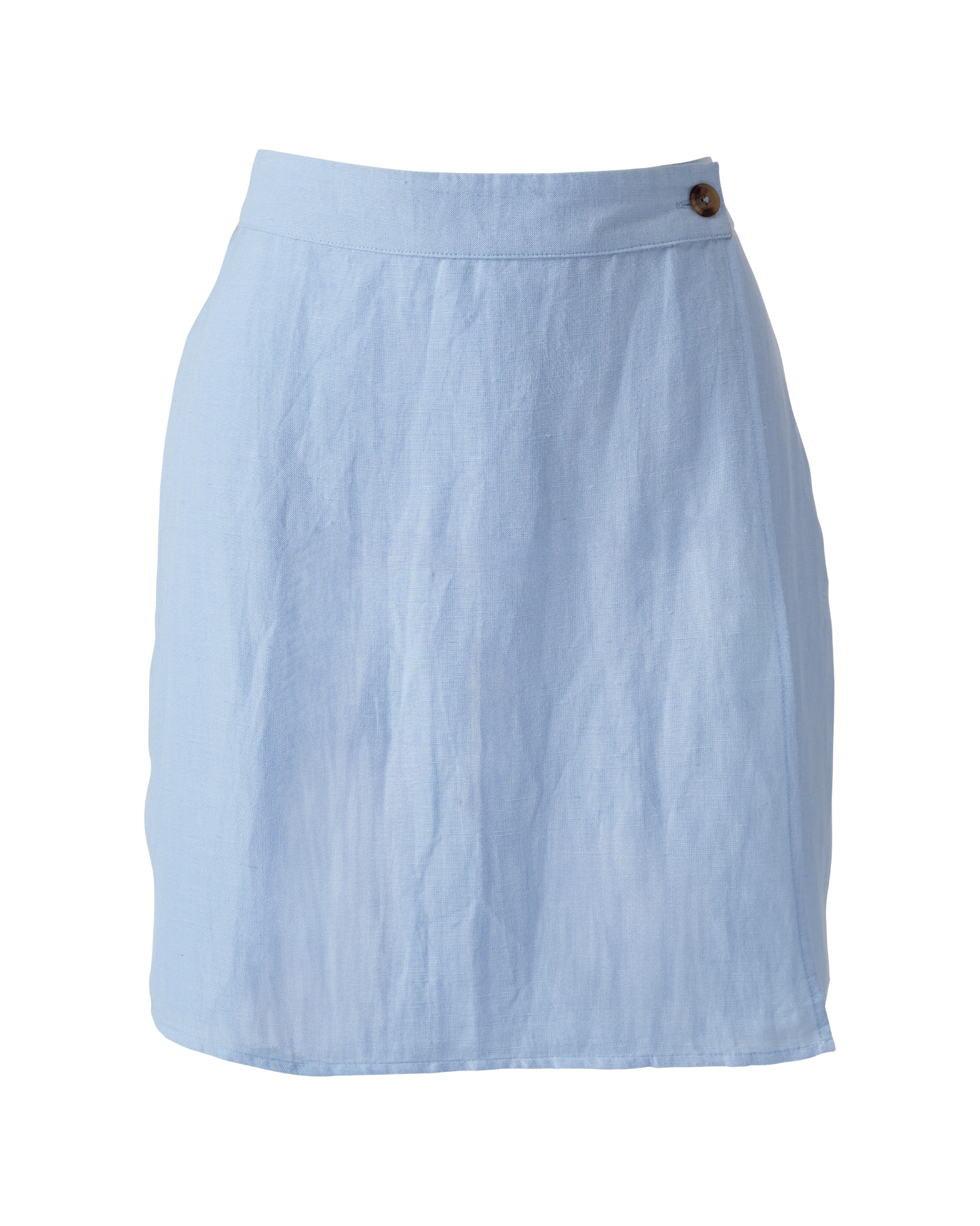 Flirty Linen Wrap Skort Blue Bell | Boston Proper