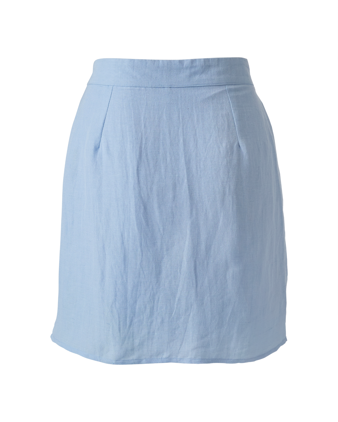 Flirty Linen Wrap Skort Blue Bell | Boston Proper